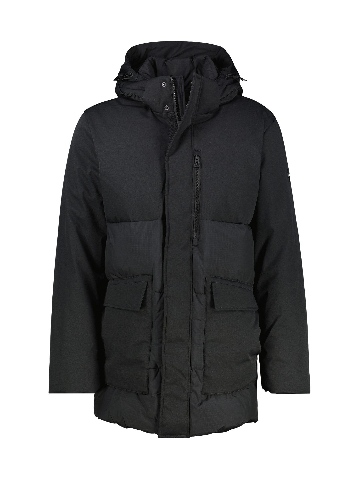 Lerros Parka LERROS functionele parka in shell-materiaalmix, dik gevoerd