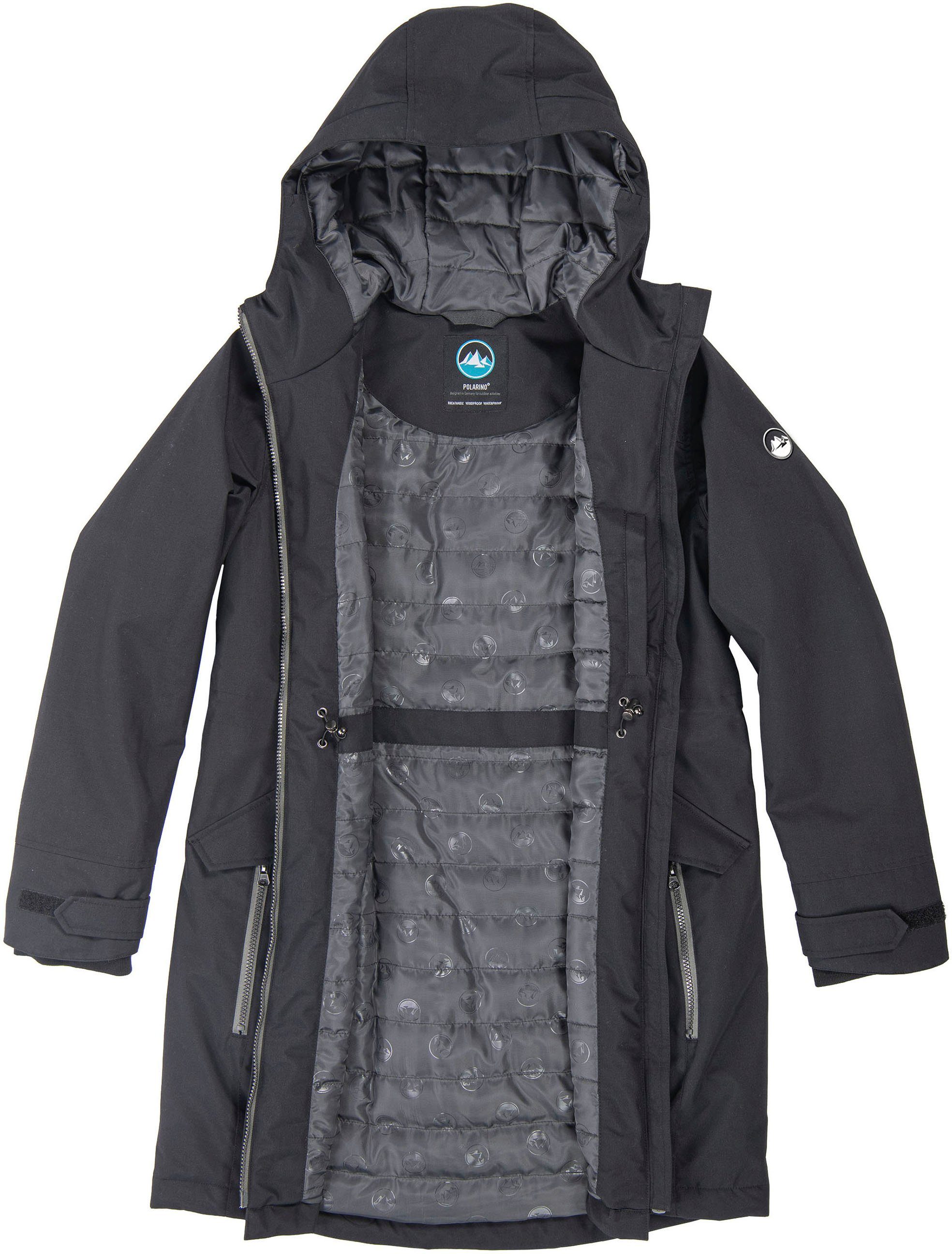 Polarino Functionele parka waterdicht, ademend & winddicht. waterkolom 3000mm