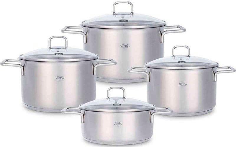 Fissler Pannenset Hamburg Inductie Made in Germany - Premium kwaliteit (set, 4-delig)