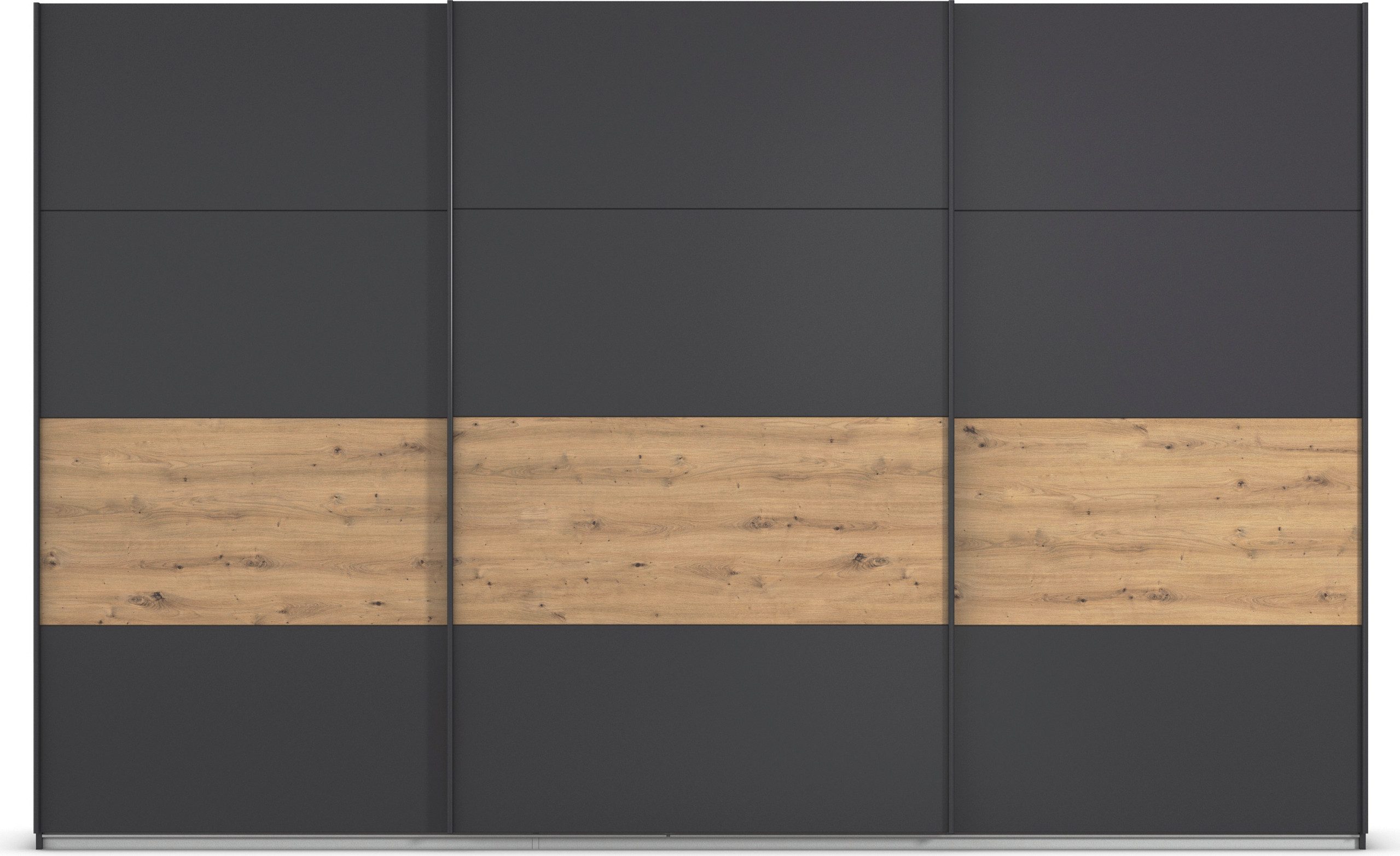 rauch Schuifdeurkast Kledingkast Kast Garderobe CORTONA inclusief indeling, 2 stoffen dozen en extra planken