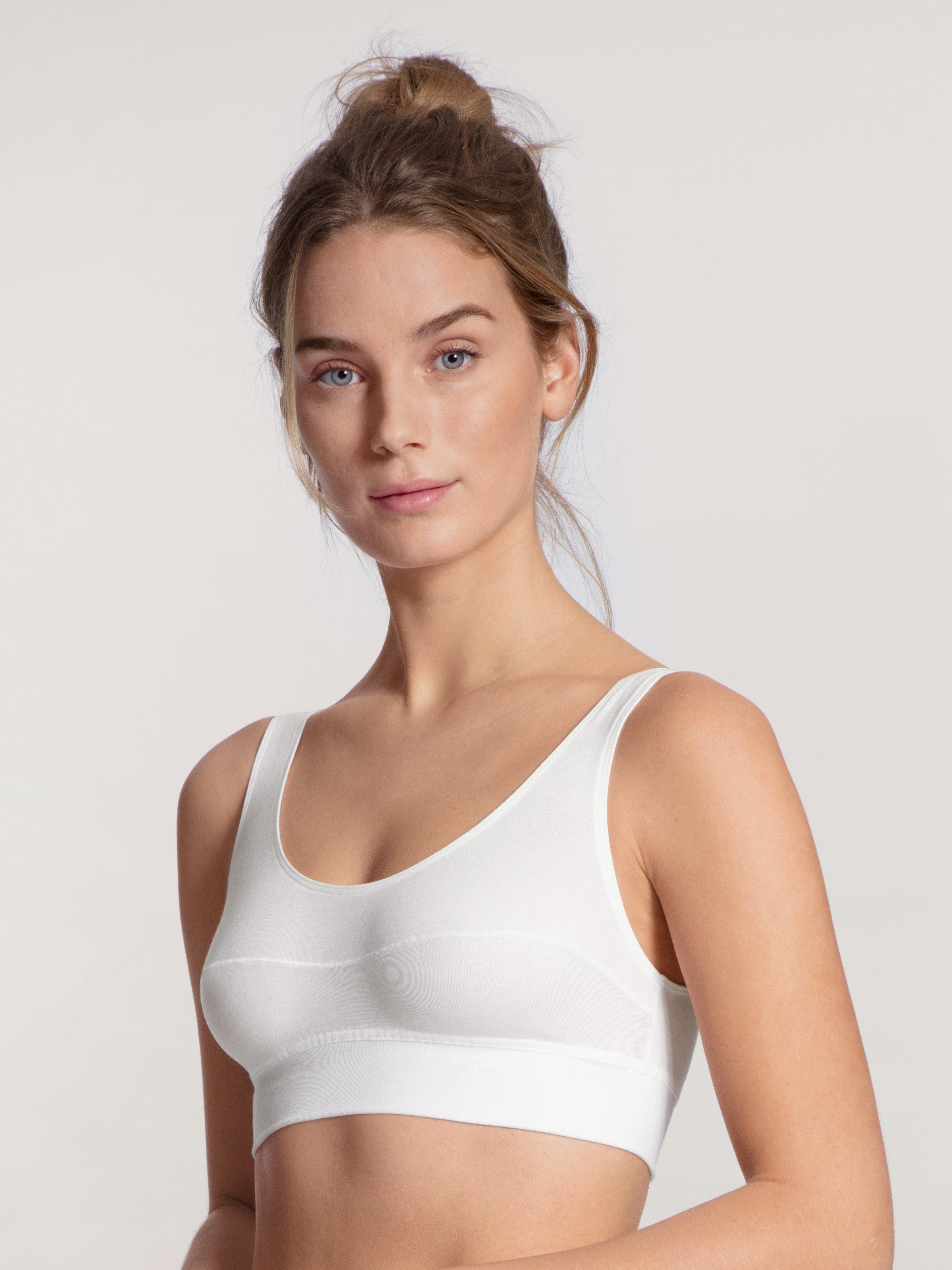 CALIDA Bustier Elastic met vormvaste en duurzame eigenschappen dames bustiertops maat L (48/50) wit