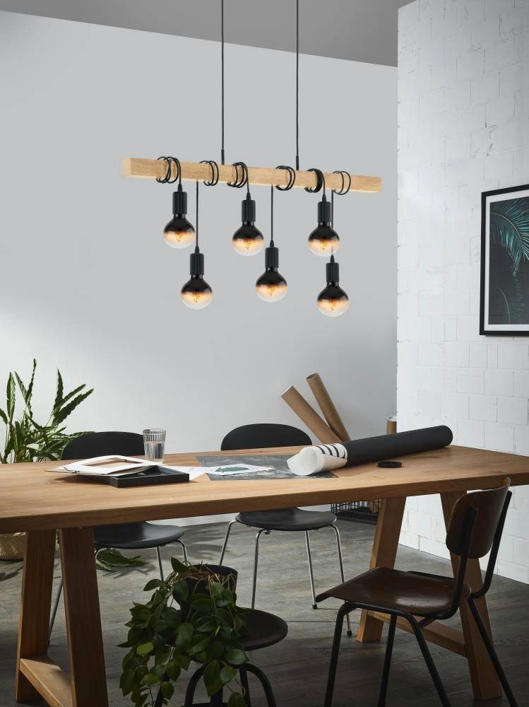 EGLO Hanglamp TOWNSHEND Vintage hanglamp in industriële stijl, retro hanglamp (1 stuk)