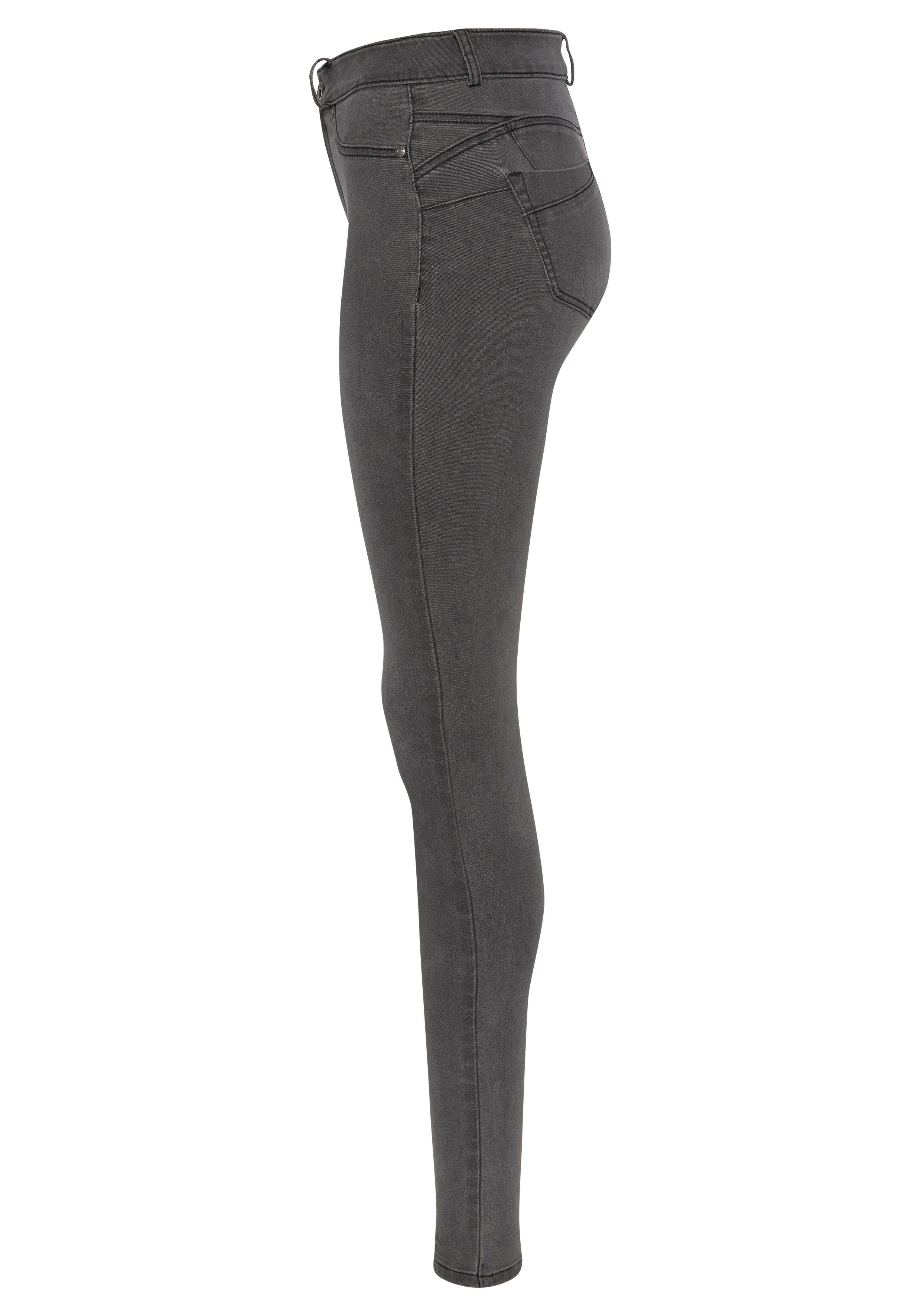 Arizona Skinny fit jeans Ultra Stretch skinny-fit, geaccentueerde taille, shaping-effect, high waist