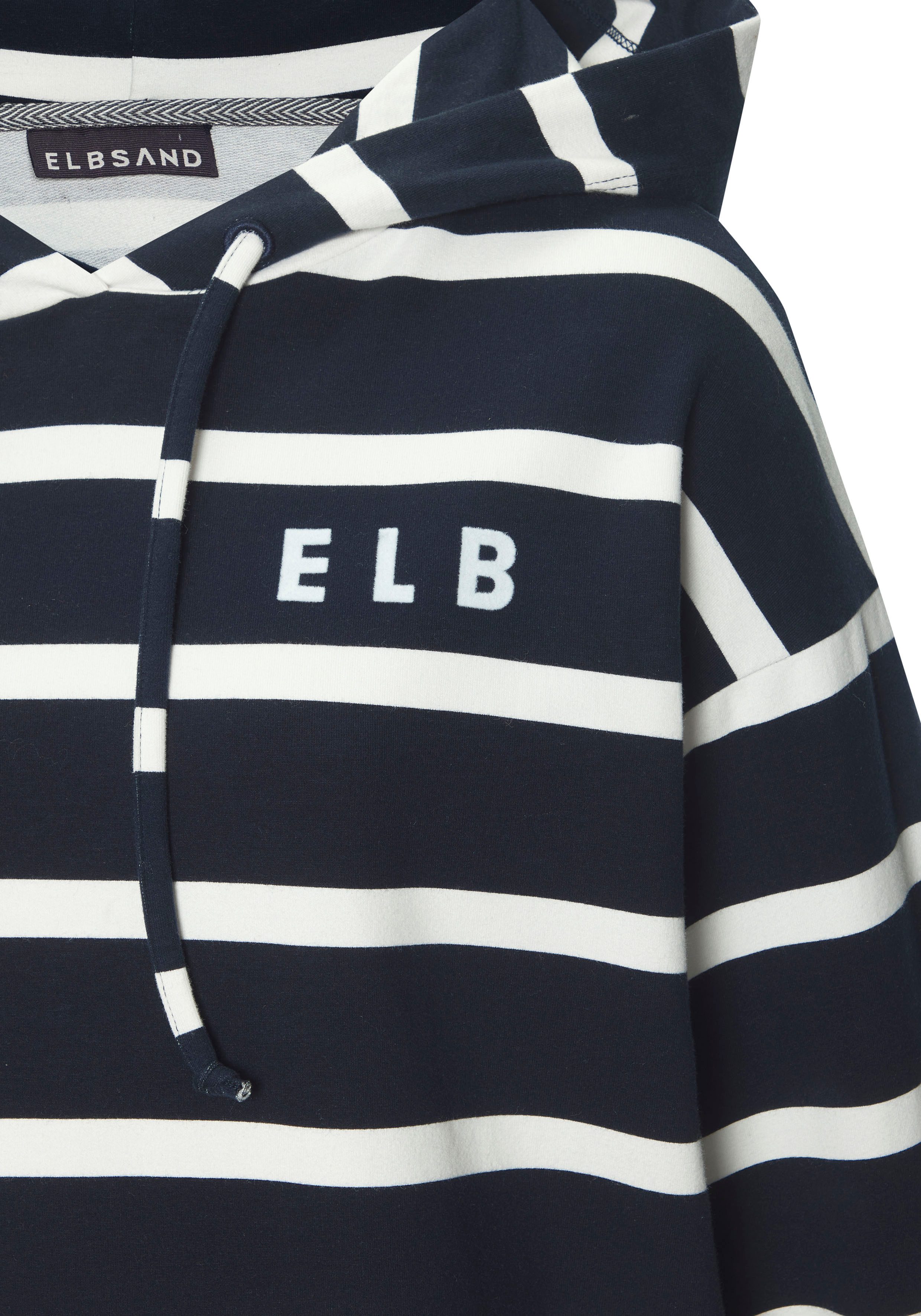 Elbsand Hoodie met logoprint