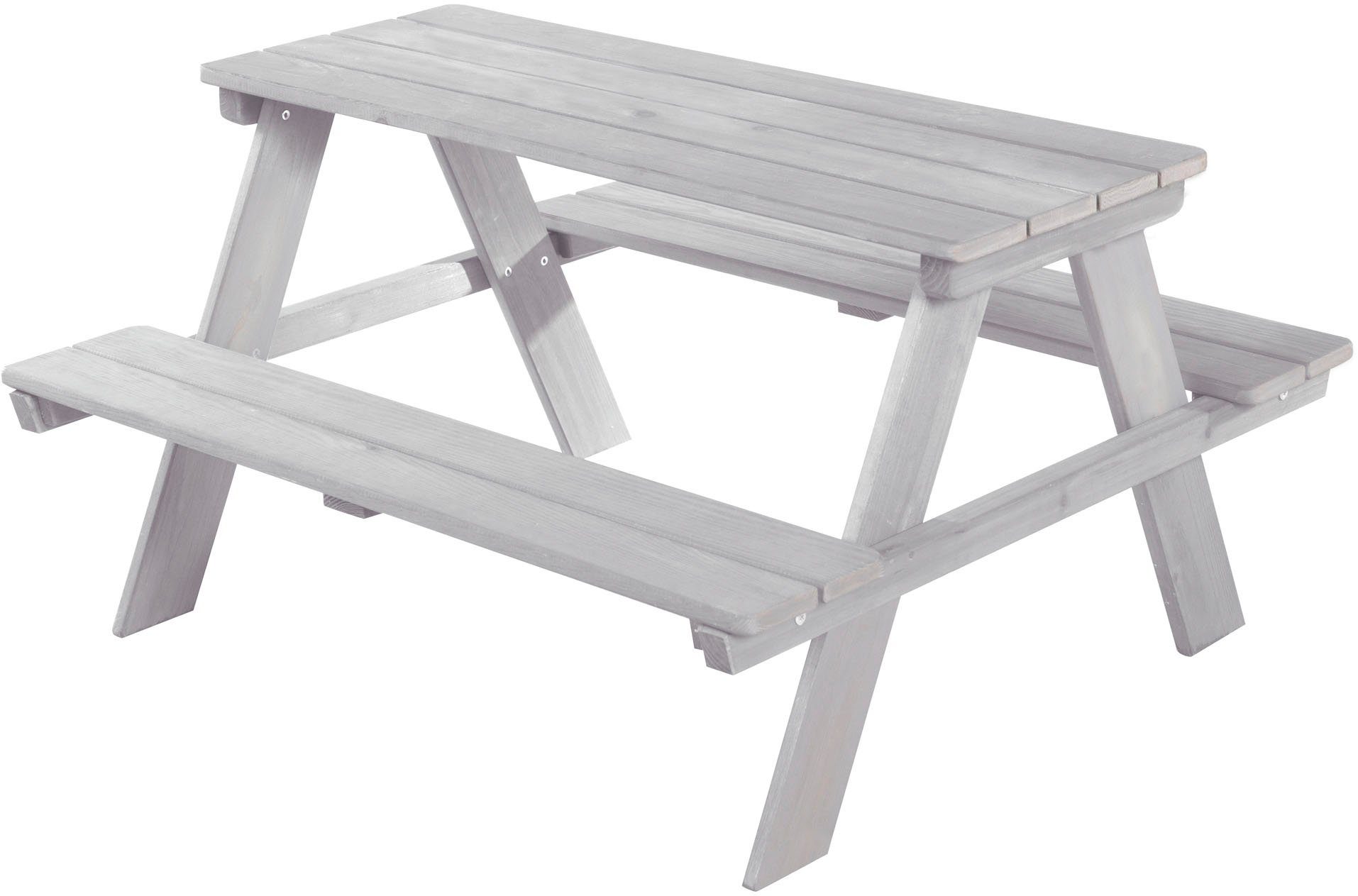 Roba® Kinderzithoek voor in de tuin Picknick voor 4 Buiten + (set, 2-delig)