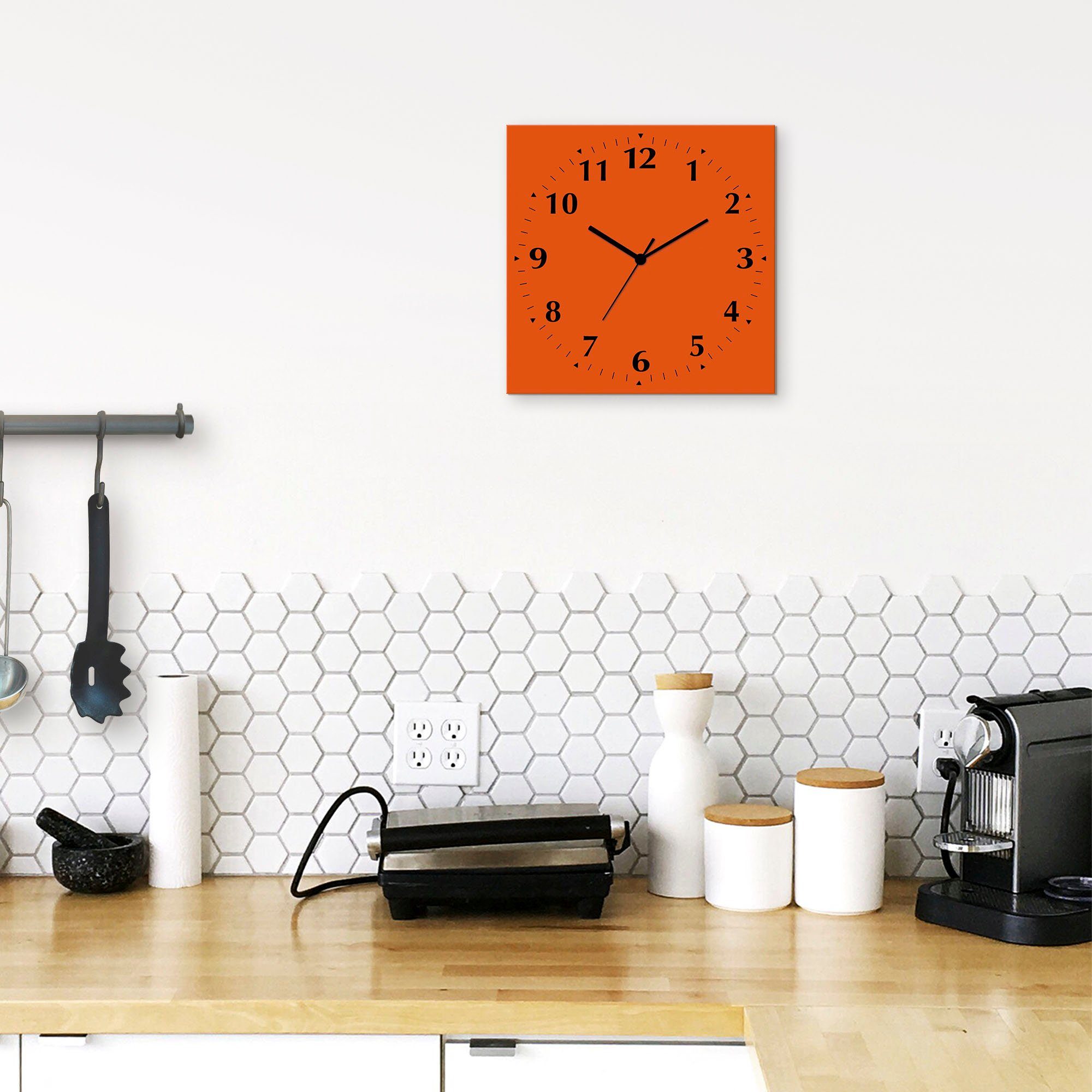 Artland Wandklok Uni trendkleuren optioneel verkrijgbaar met kwarts- of radiografisch uurwerk, geruisloos zonder tikkend geluid klokken & wekkers