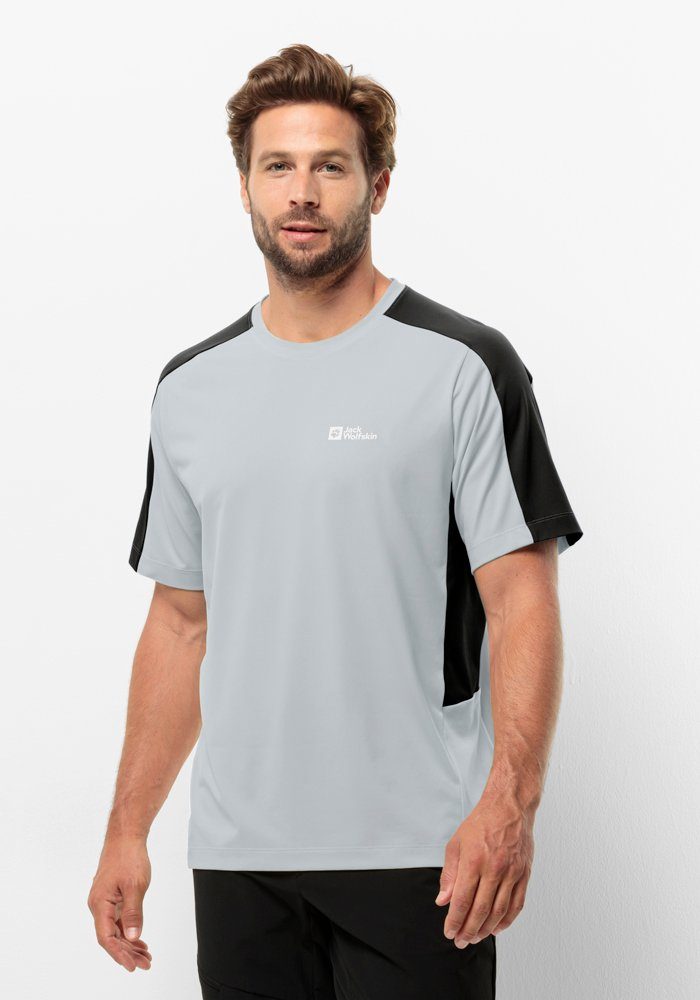 Jack Wolfskin Narrows T-Shirt Men Functioneel shirt Heren XL grijs cool grey