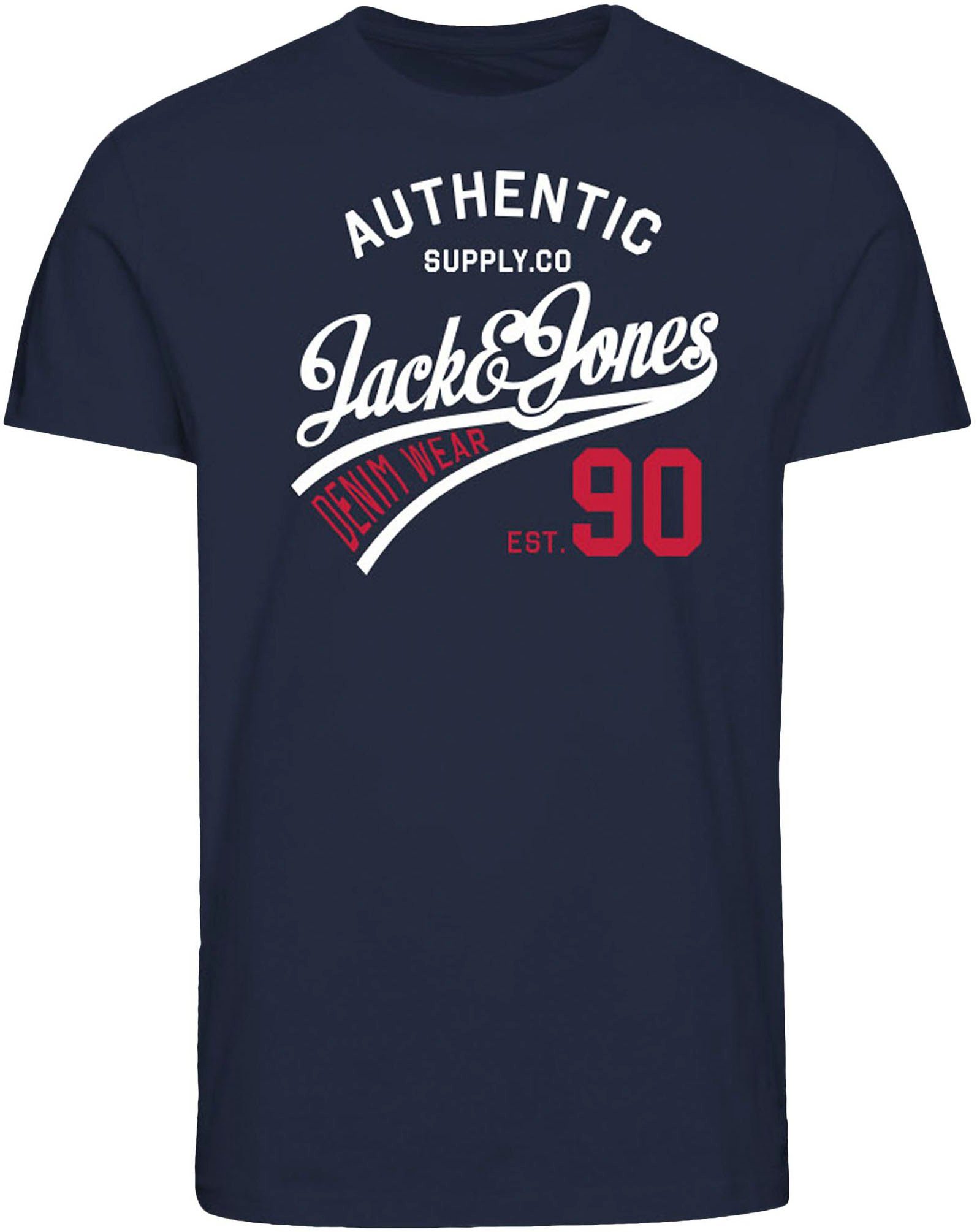 Jack & Jones Shirt met ronde hals JJETHAN TEE SS CREW NECK 3PK MP NOOS (3-delig, Set van 3)