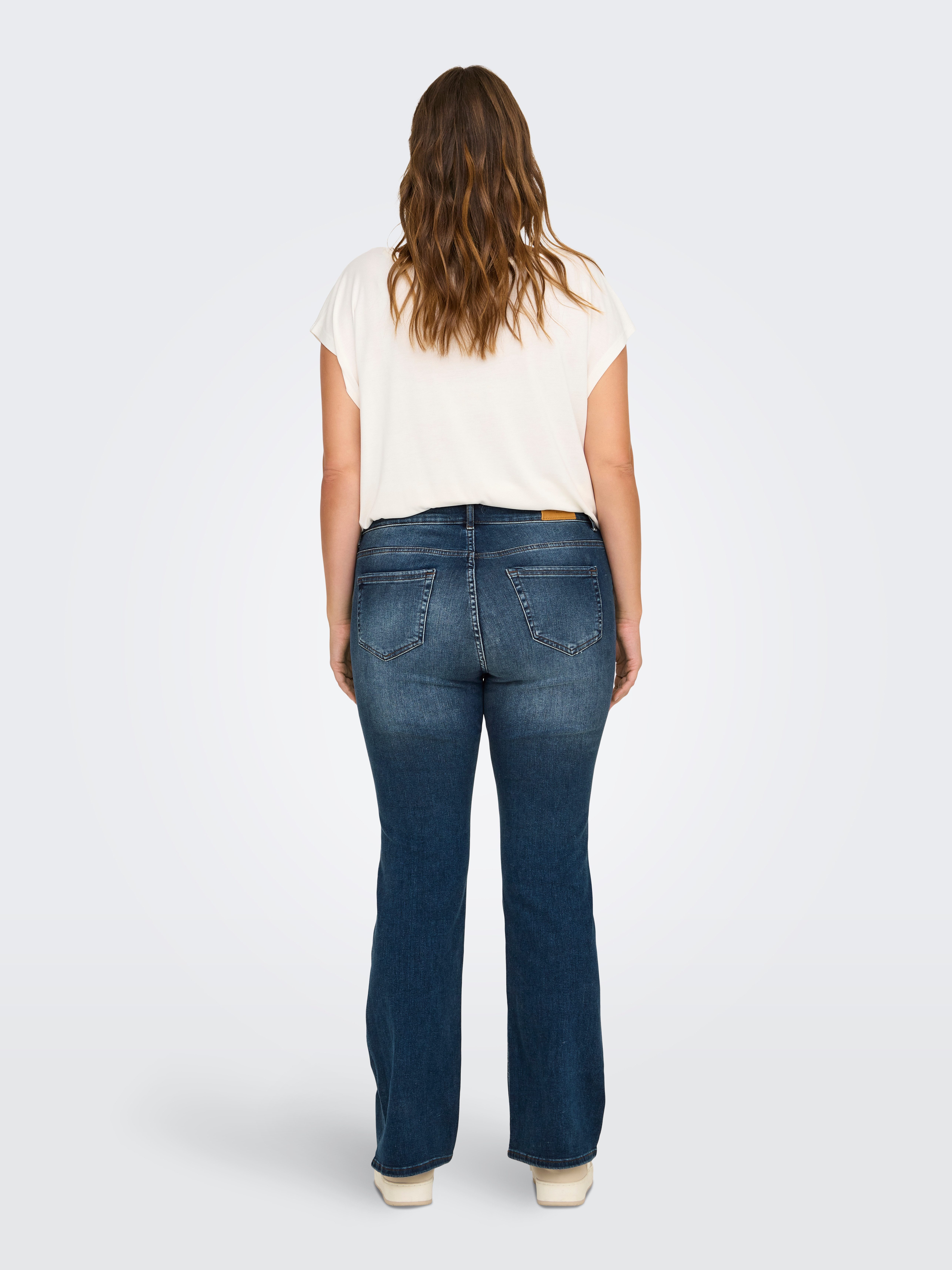 ONLY CARMAKOMA Bootcut jeans CARWILLY HW FLARED DNM TAI021 NOOS
