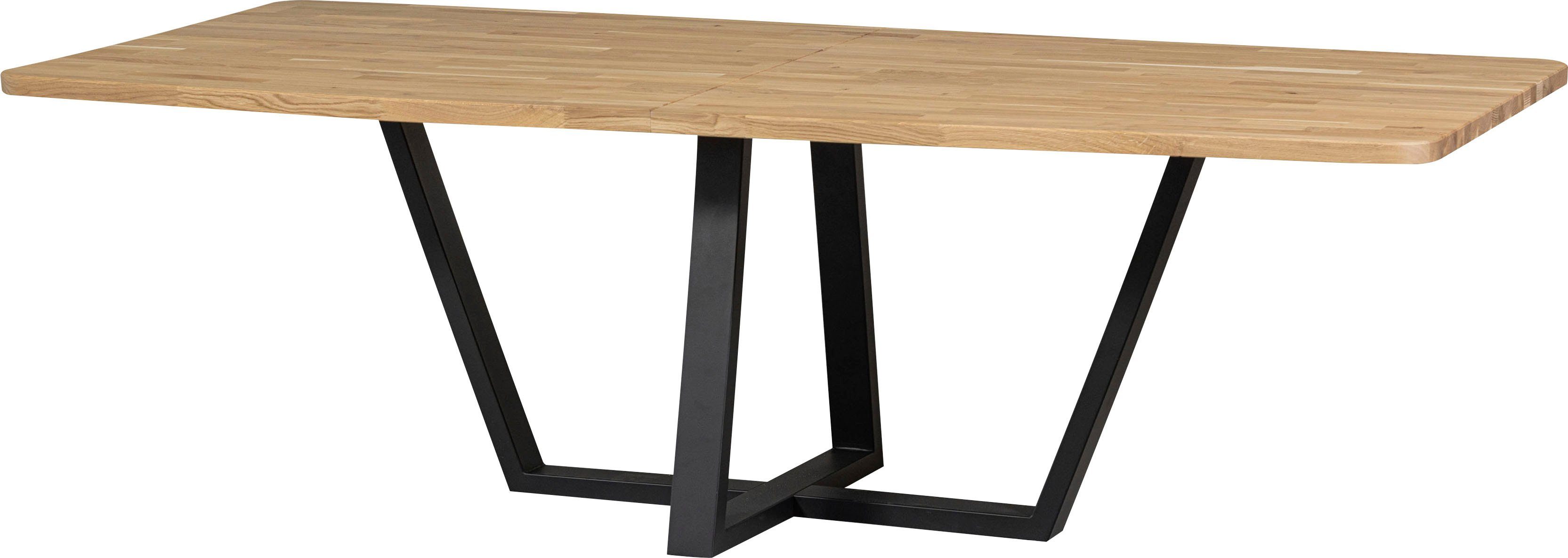 WOOOD Eettafel Tablo Hout gedeeltelijk massief, rechthoekige vorm, H 77 cm x B 240 x D 100 cm