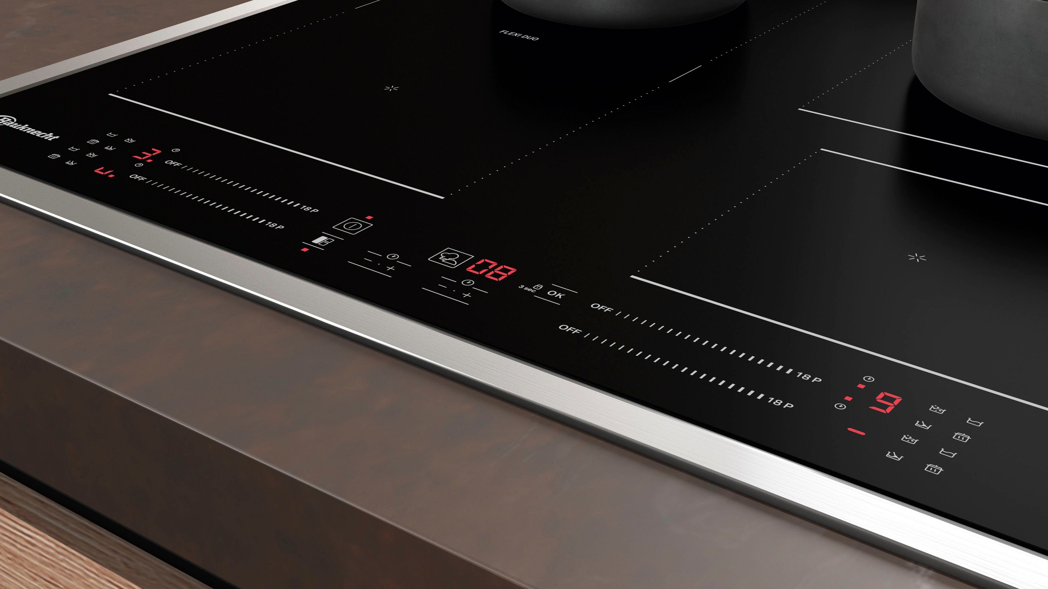 BAUKNECHT Inbouw ovenset BAKO 4 PF16 BLACK