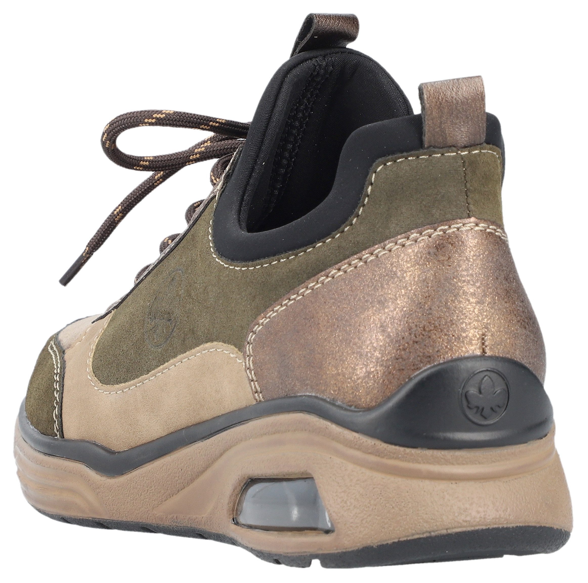 Rieker Slip-on sneakers , instapschoen, lage schoen, vrijetijdsschoen met praktische trekbanden