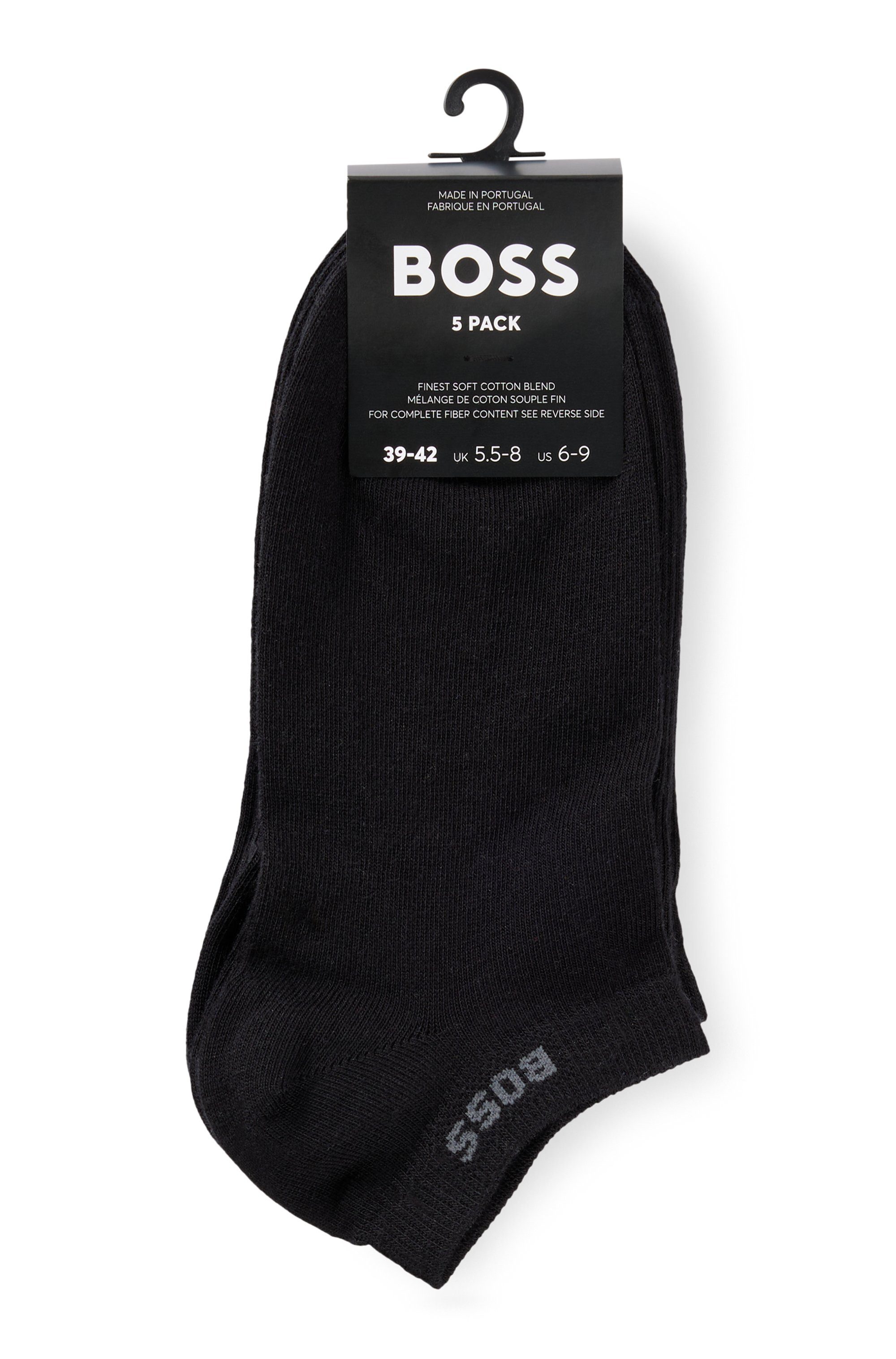 BOSS Sneakersokken 5P AS Logo CC W met boss logo-opdruk (set, 5 paar, 5er)