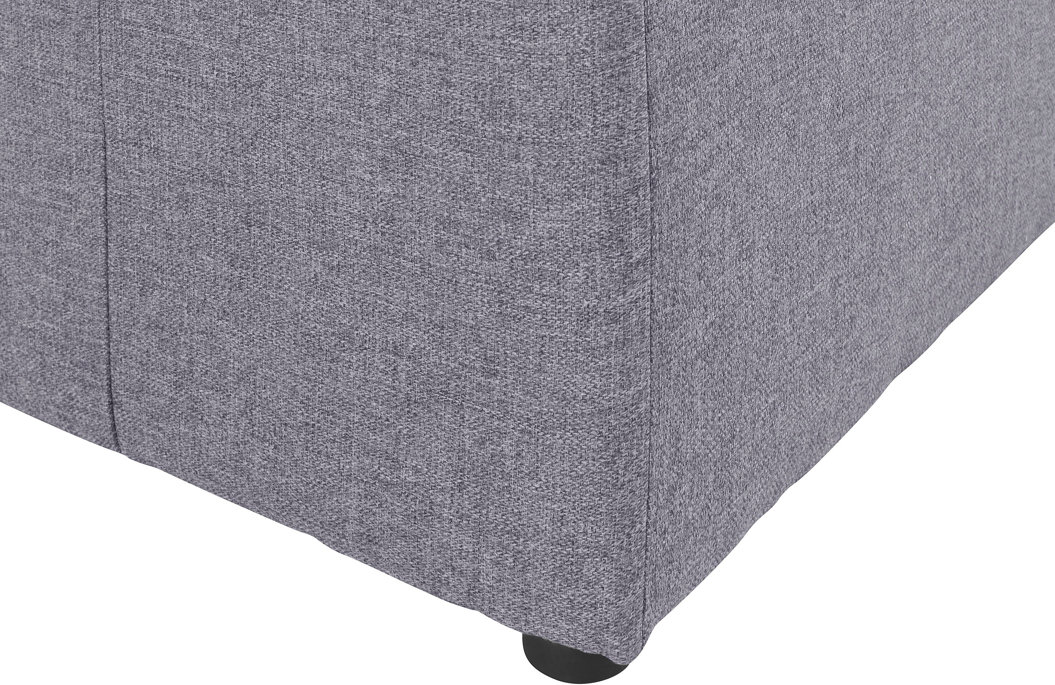 RAUM.ID Bank-middenelement Florid als deel van een modulaire bank, stevig zitcomfort, ook in cord