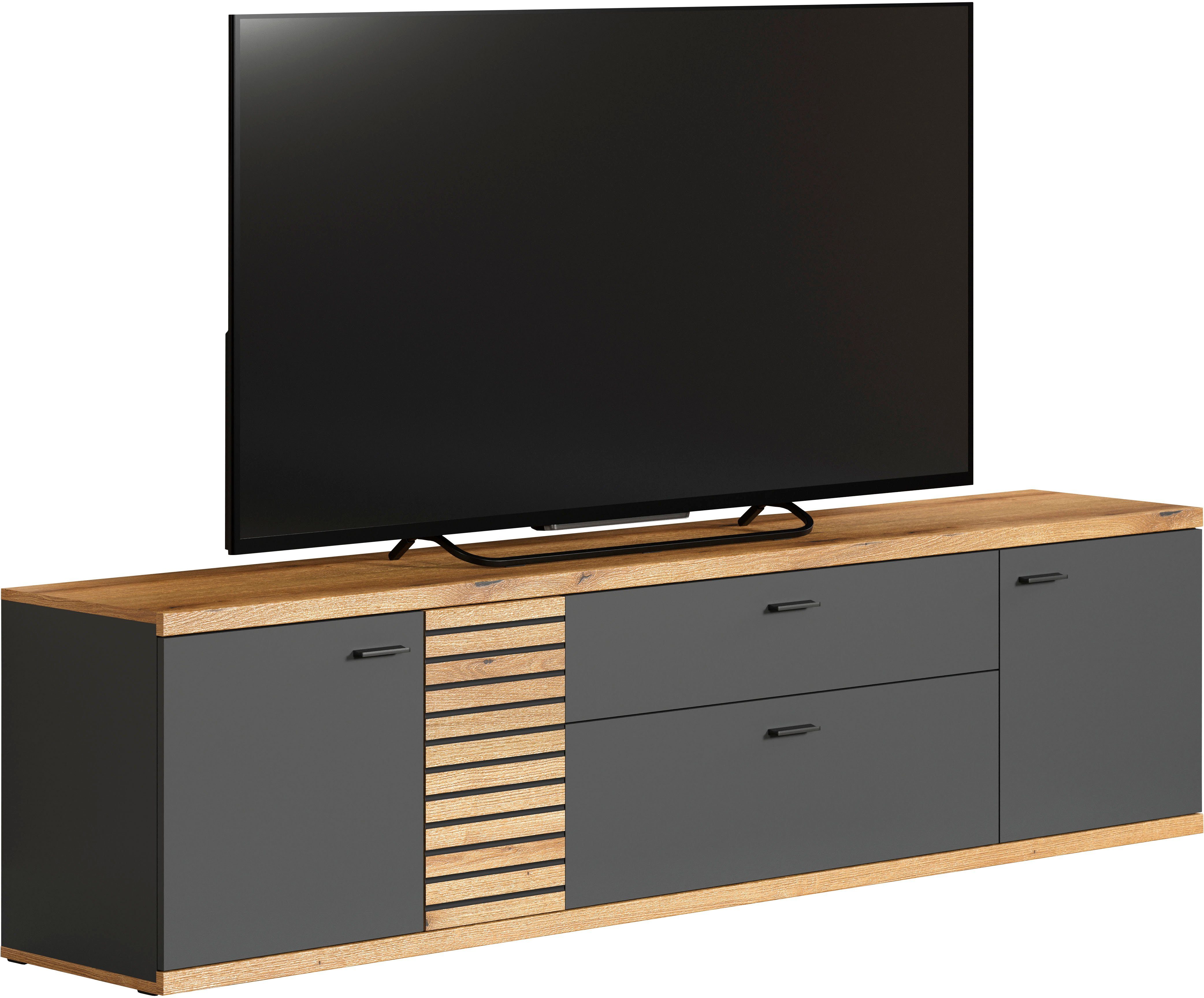 INOSIGN Tv-meubel Galway TV-kast TV-lowboard in modern ontwerp, breedte 202 cm
