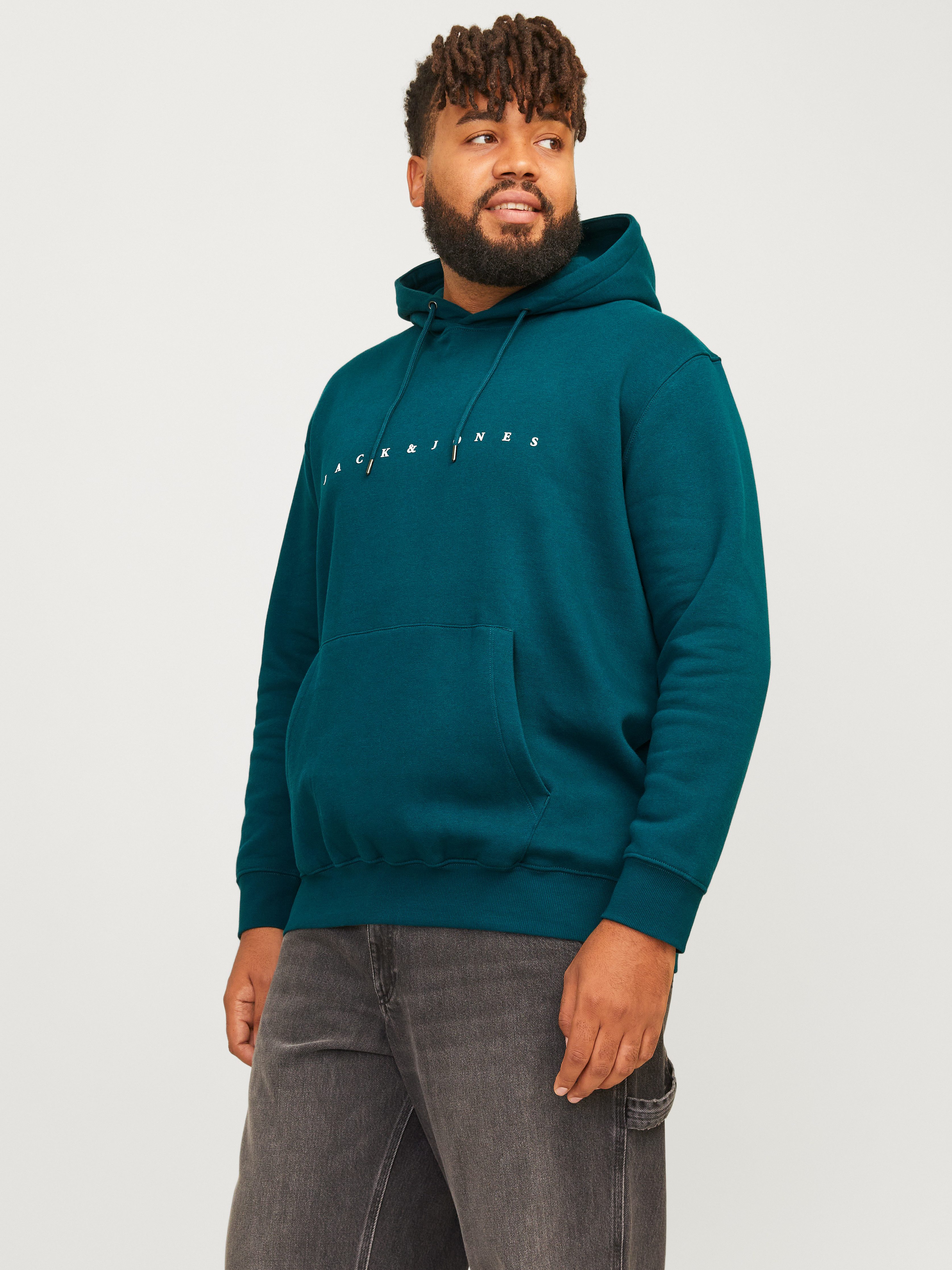 Jack & Jones PlusSize Hoodie JJESTAR JJ SWEAT HOOD NOOS PLS