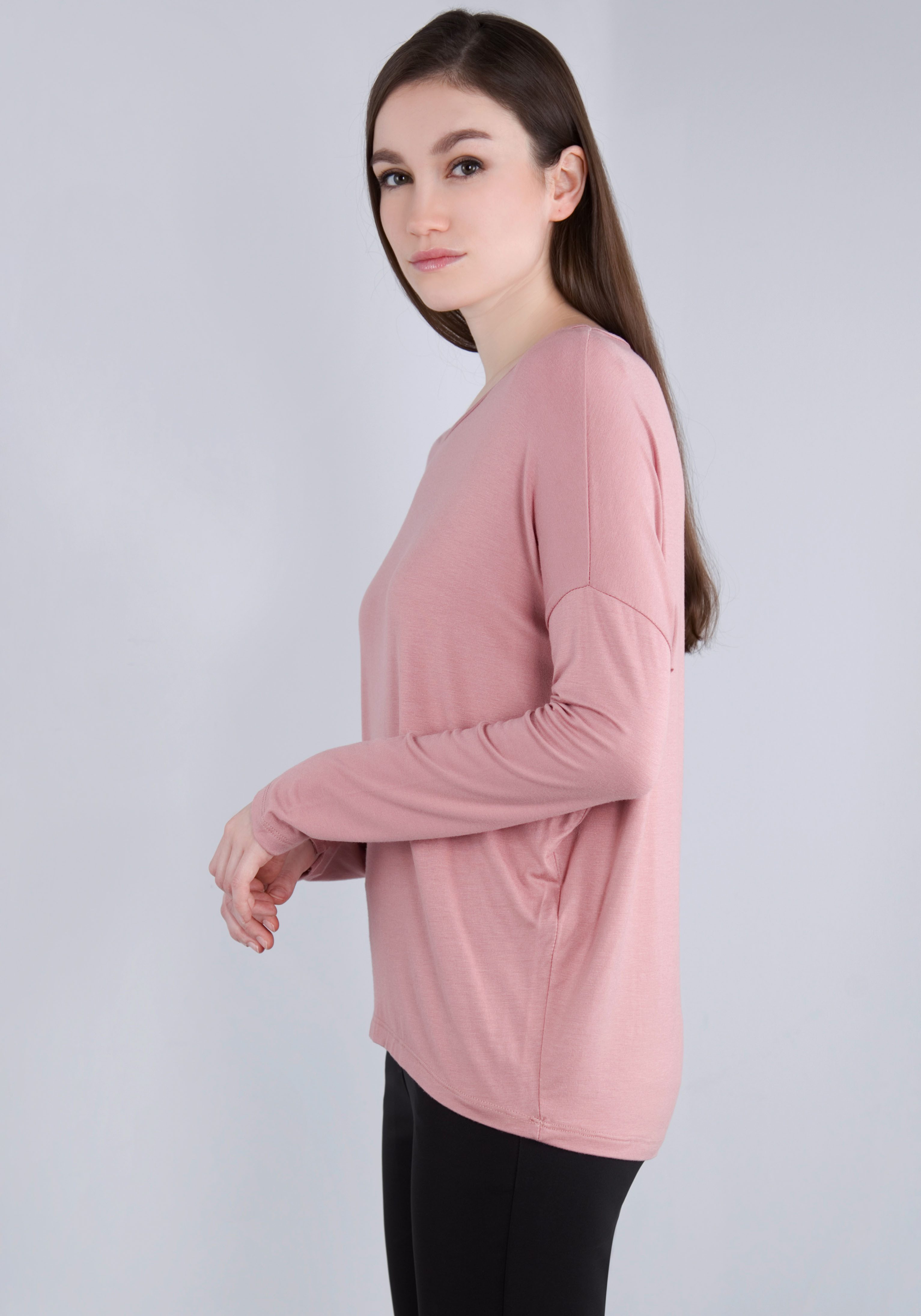 IMPERIAL Shirt met lange mouwen in casual "o-shape" vorm