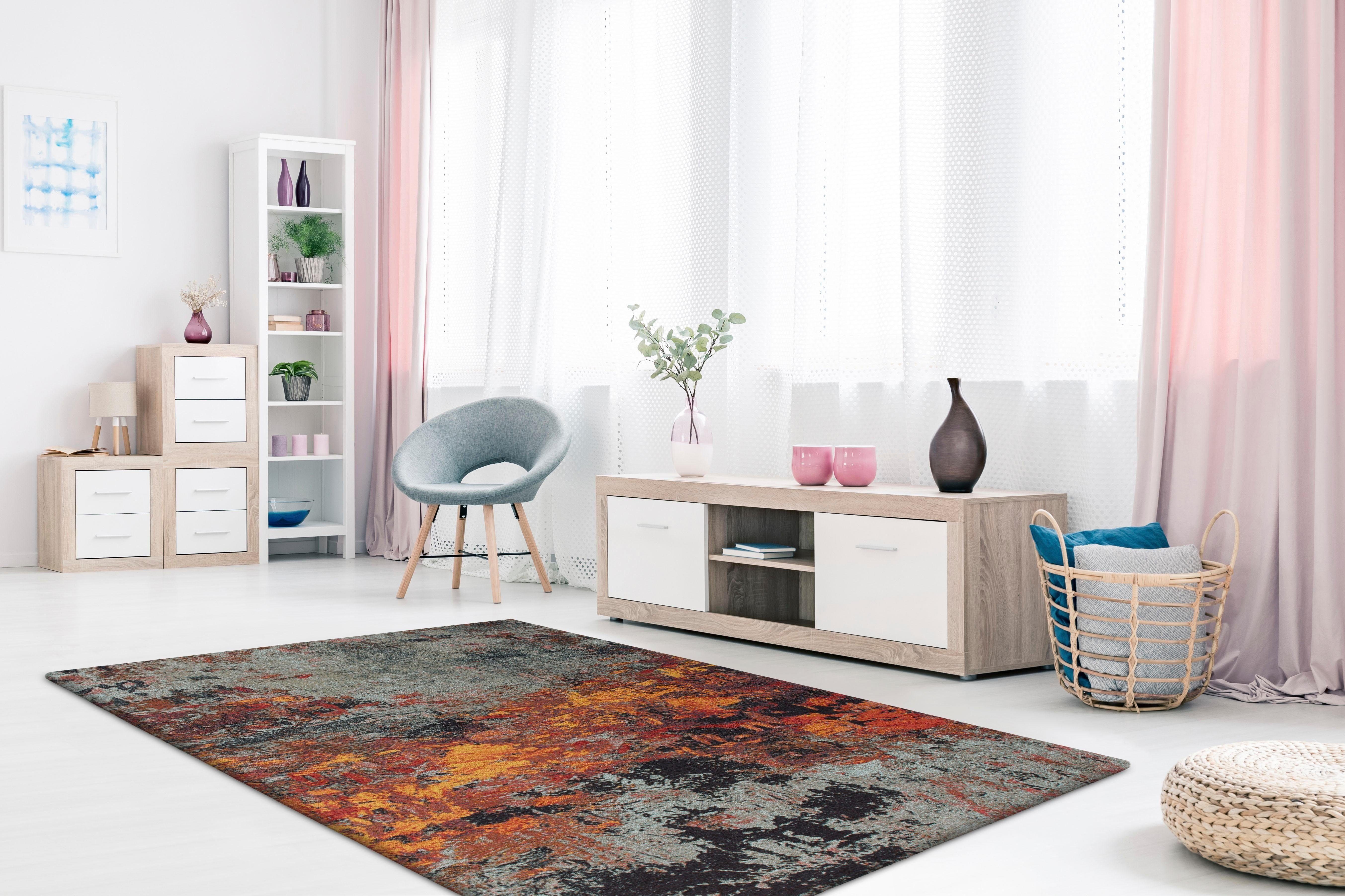 calo-deluxe Vloerkleed Ophir 1000 Korte pool, woonkamer