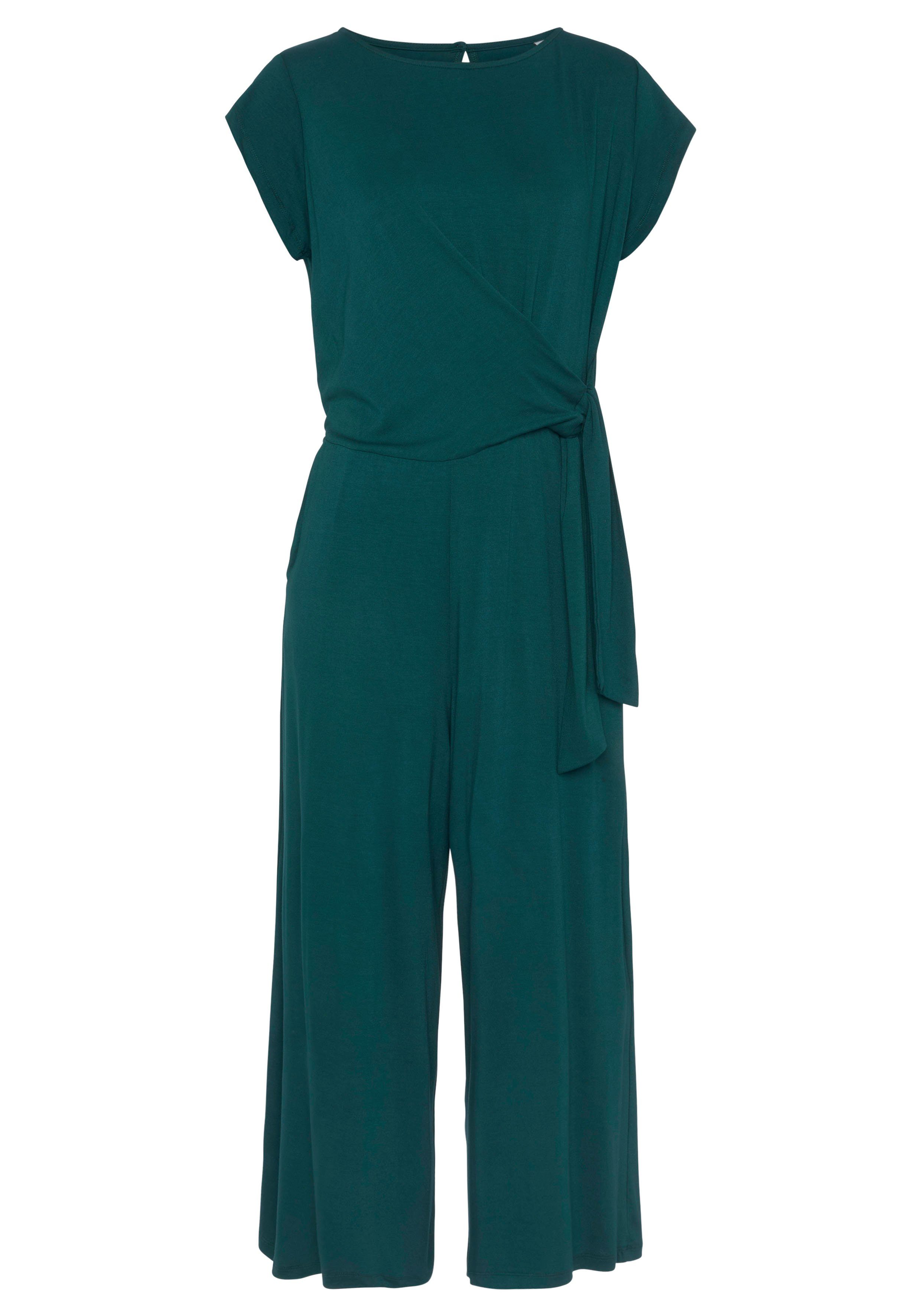 Lascana Jumpsuit in culotte-stijl met knoopdetail in de taille elegante jumpsuit feestelijk