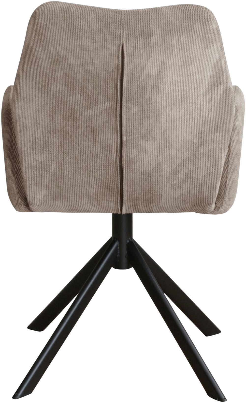 Home affaire Stoel met armleuningen Hacienda moderne cordbekleding (set)