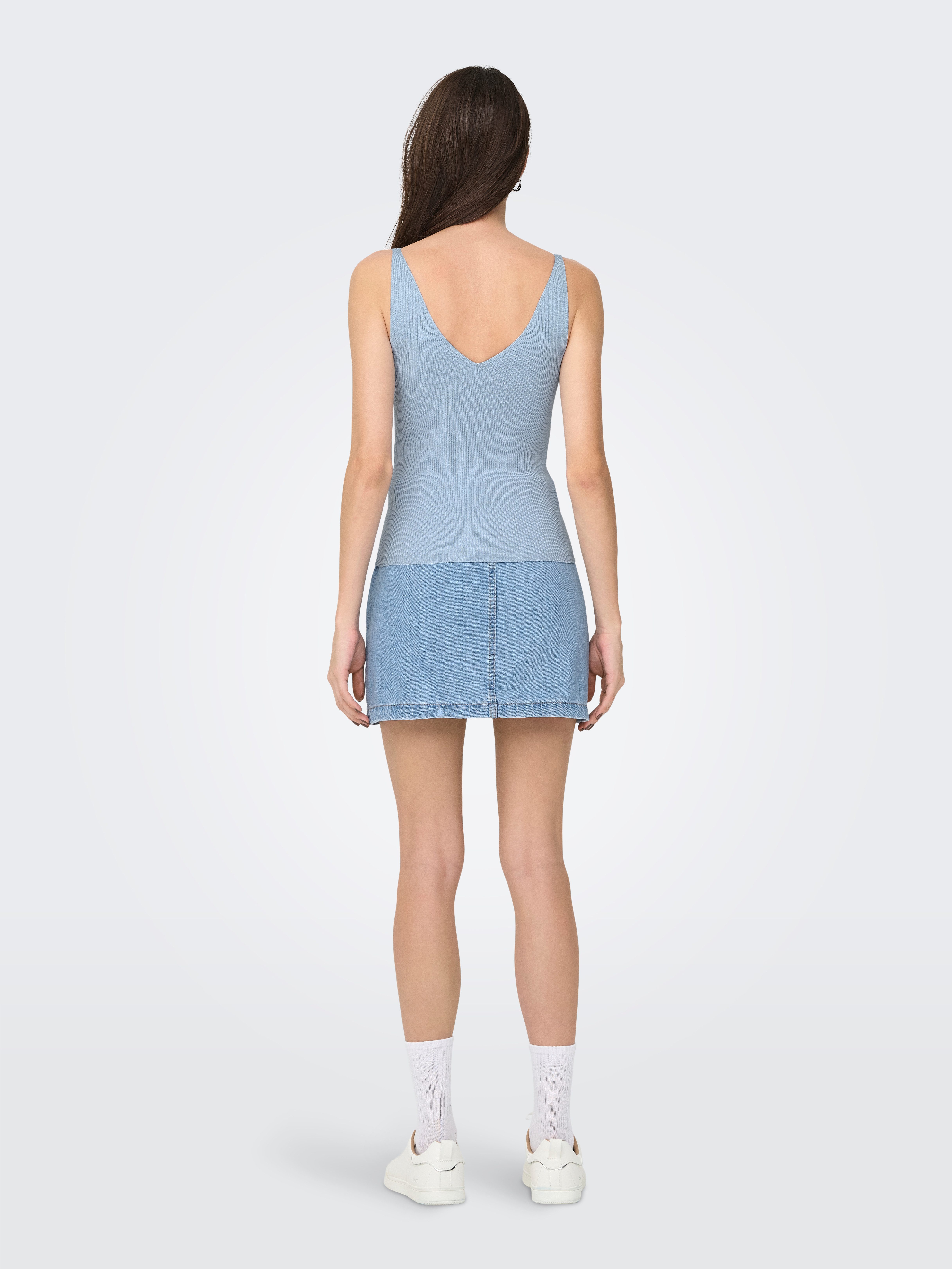 JDY Gebreide top JDYNANNA S/L TOP KNT NOOS