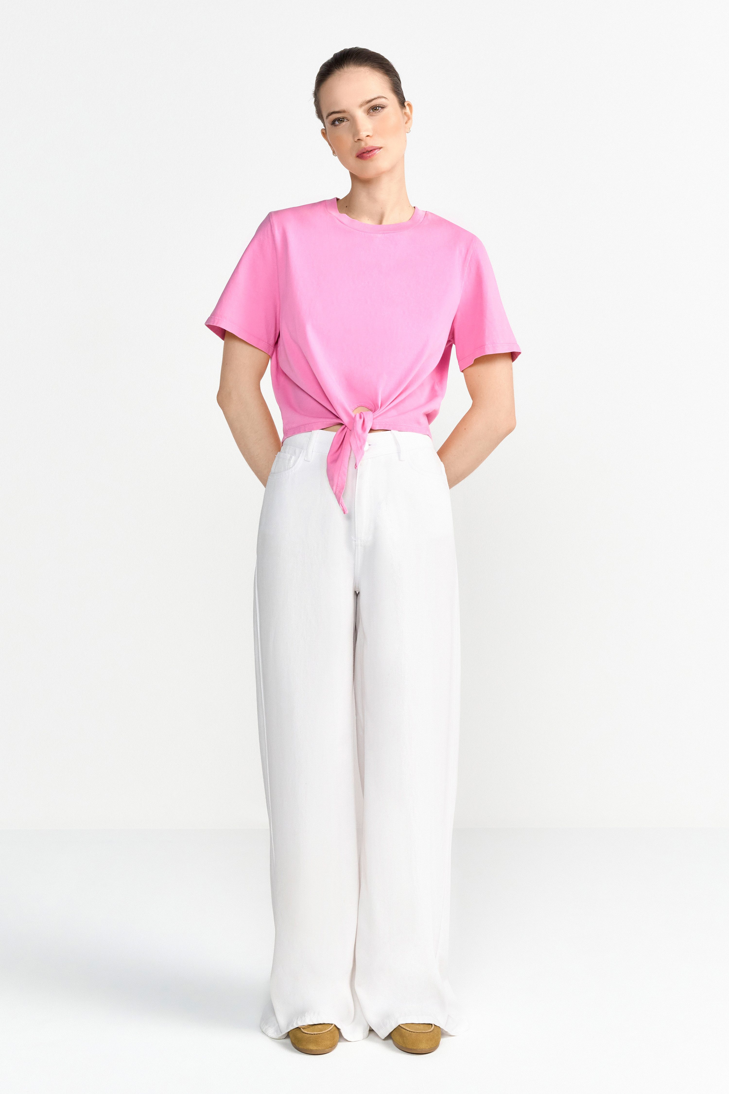 Rich & Royal Shirt met korte mouwen Met een ronde hals