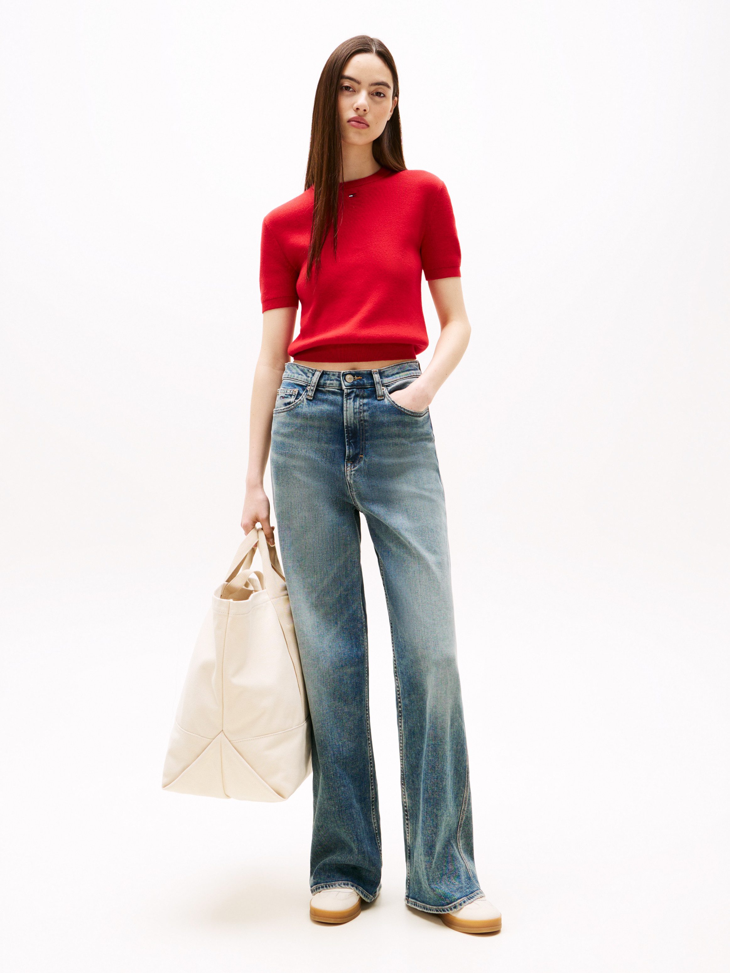 TOMMY JEANS Wijde jeans Claire High Rise