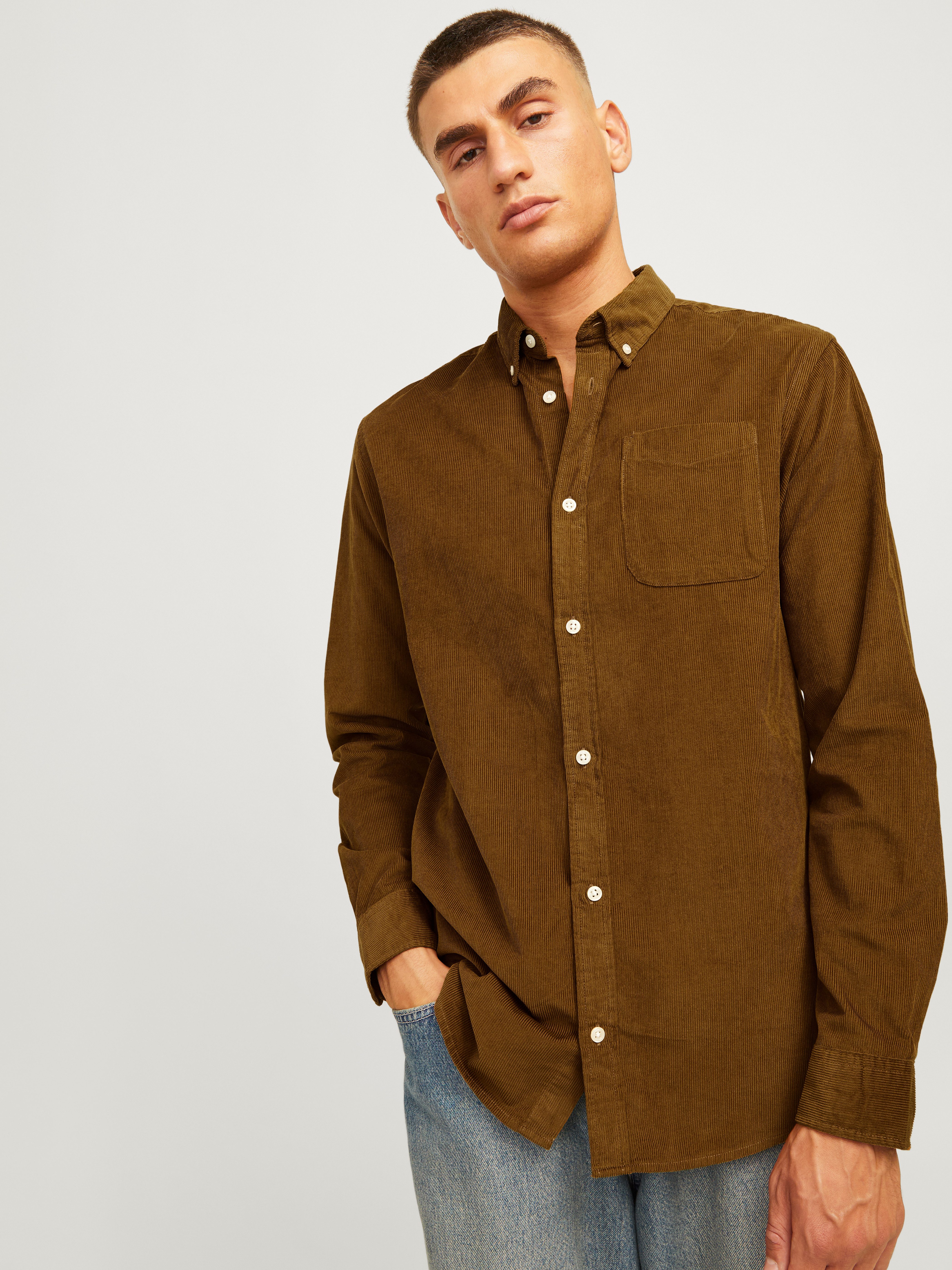 Jack & Jones Overhemd met lange mouwen JJECLASSIC CORD SHIRT LS SN