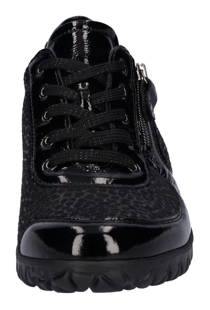 Waldläufer Sneakers HAVY-SOFT in materiaalmix, h-breedte, vrijetijdsschoen, lage schoen, veterschoen