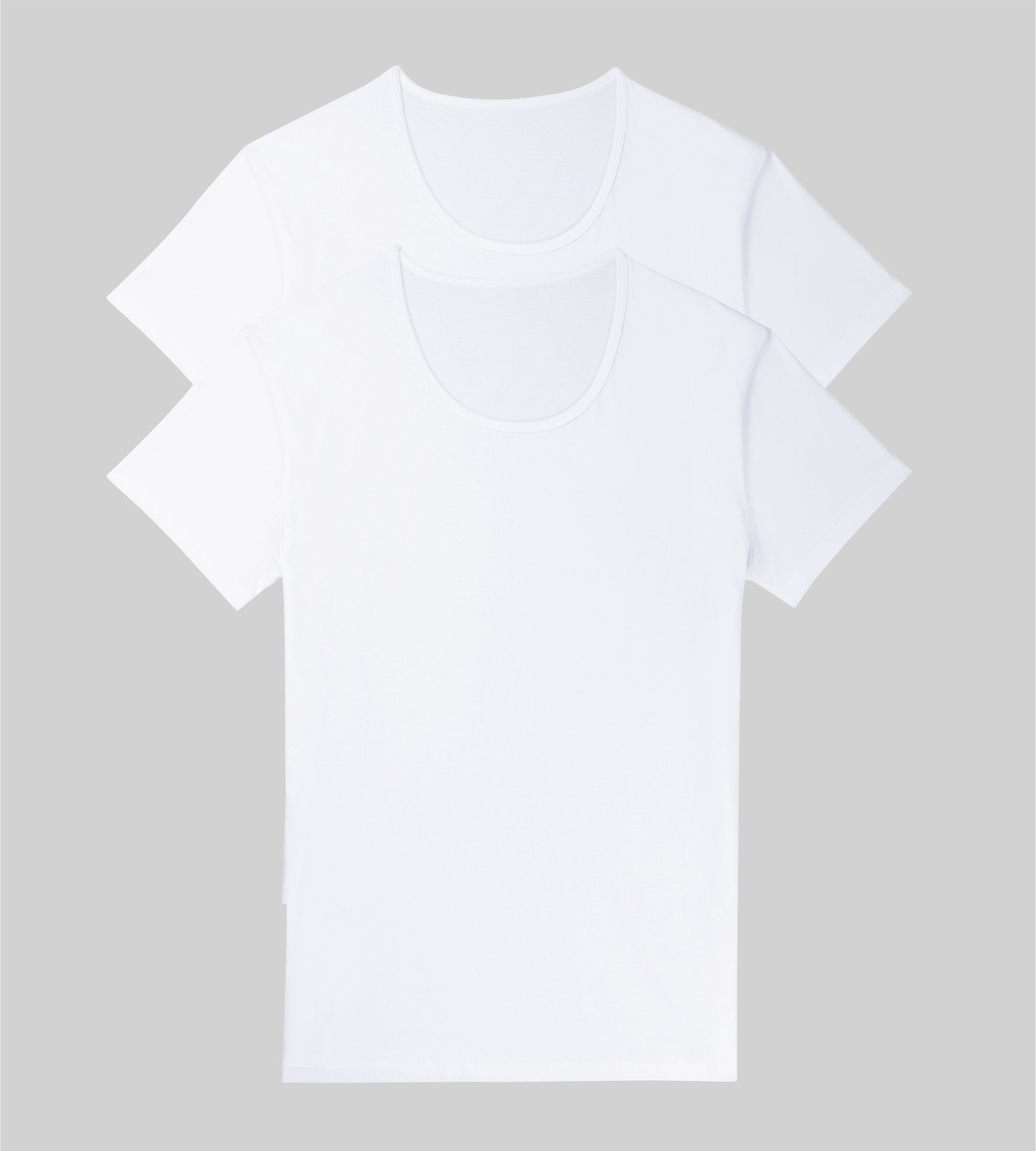 Sloggi Hemd Men 24/7 SH 03 O-Neck 2P (Set van 2) heren onderhemden maat 4 wit