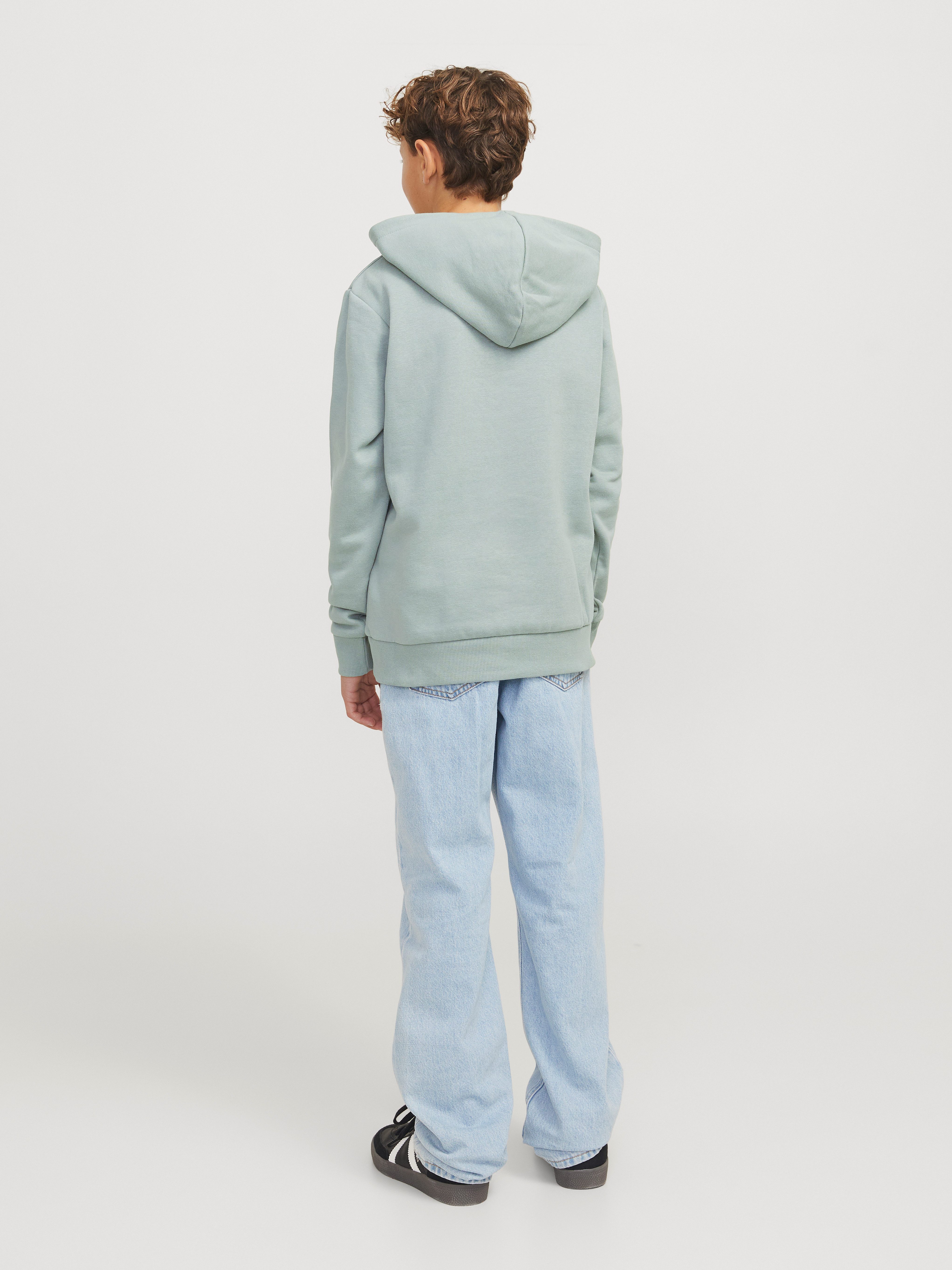 Jack & Jones Junior Hoodie JJECALEB VARSITY SWEAT HOOD NOOS JNR