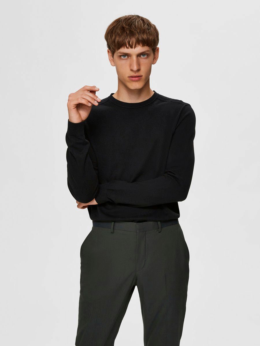 Selected Homme trui met ronde hals Berg Crew Neck