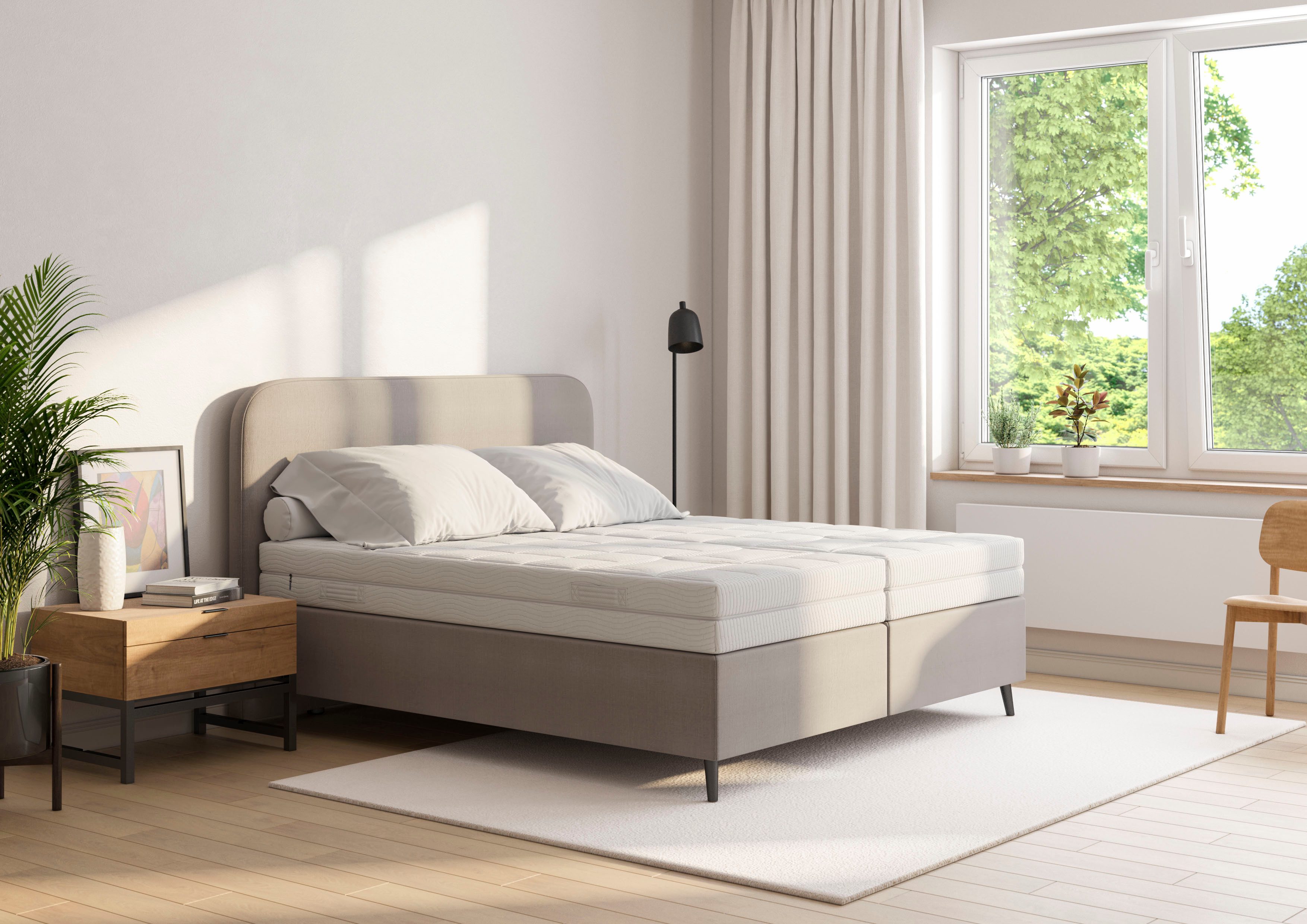 Malie Pocketveringsmatras Big Star, 5 Zones Matras 90x200 cm, 140x200 cm & andere maten hoogte 22 cm