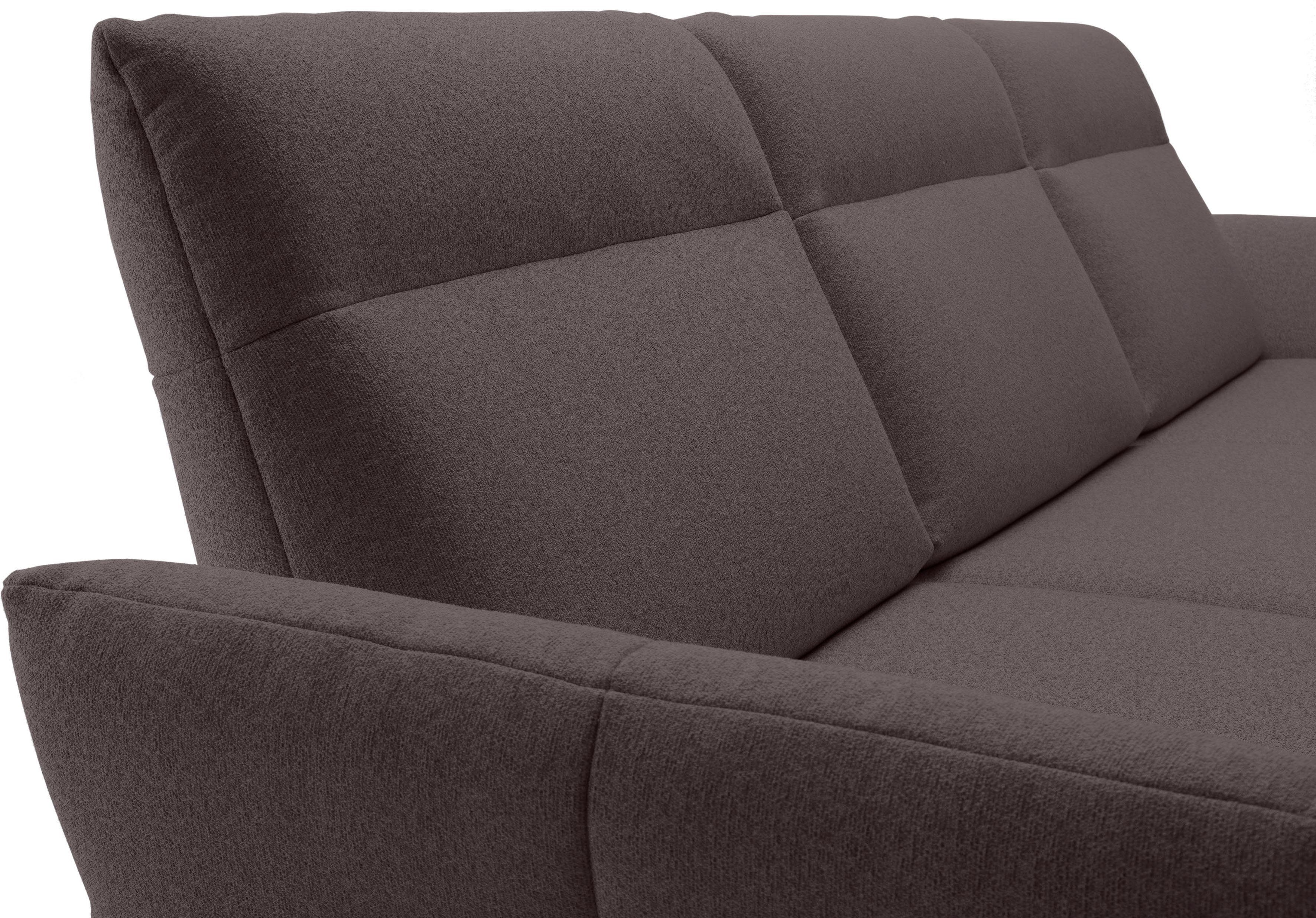 Creation BY ROLF BENZ Hoekbank CR.460 Sokkel in eiken, onderstel in umbra grijs, breedte 318 cm