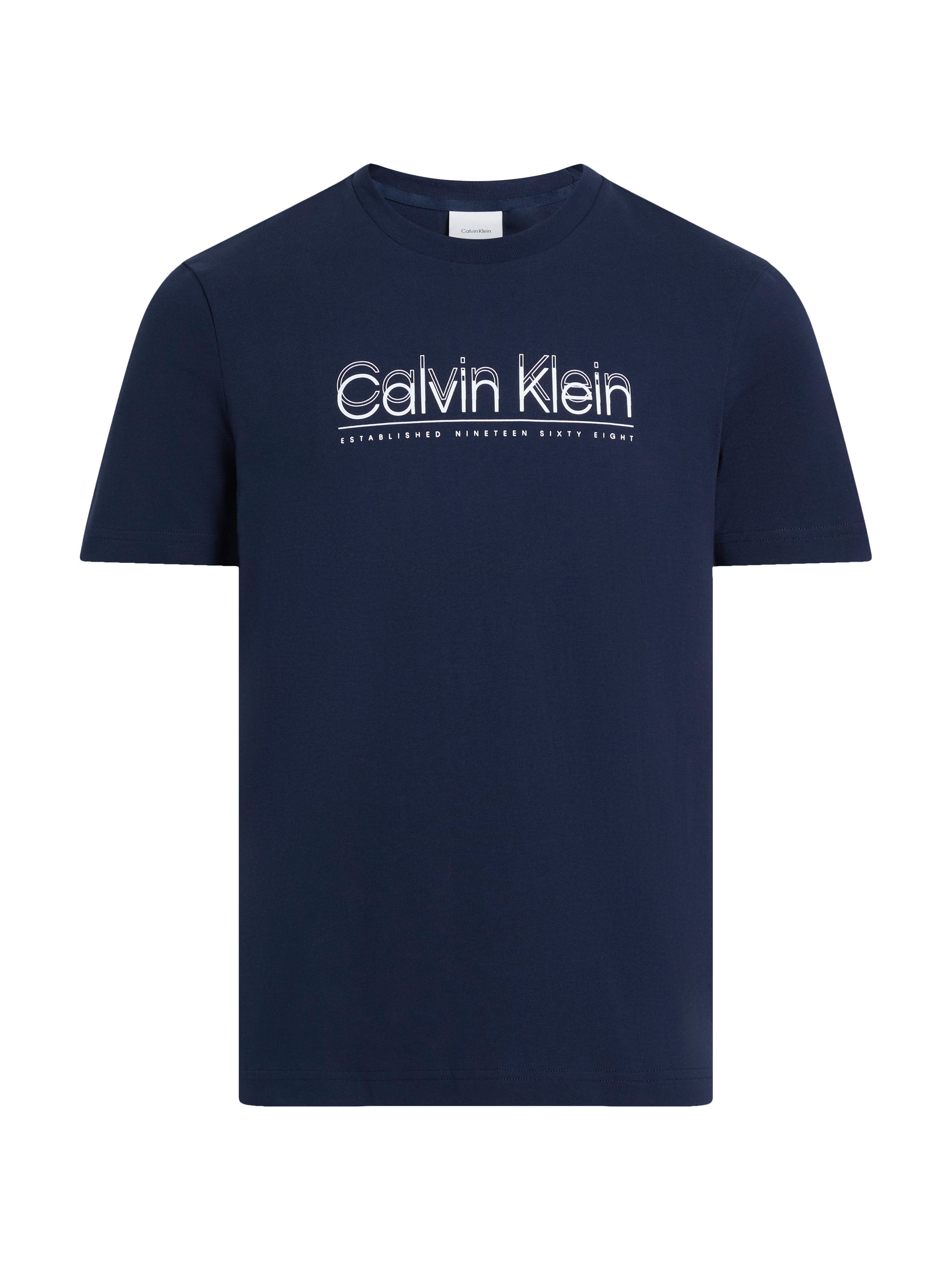 Calvin Klein T-shirt CP-DOUBLE LOGO T-SHIRT met groot logo-opschrift