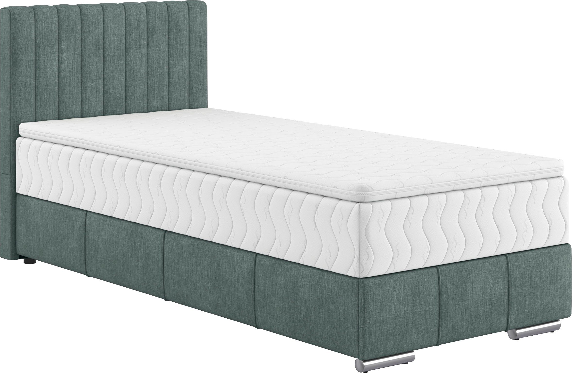 INOSIGN Boxspring Thor met bedbodem, incl. matras, topverkoper Topmatras en sierkussen, in verschillende hardheden beschikbaar