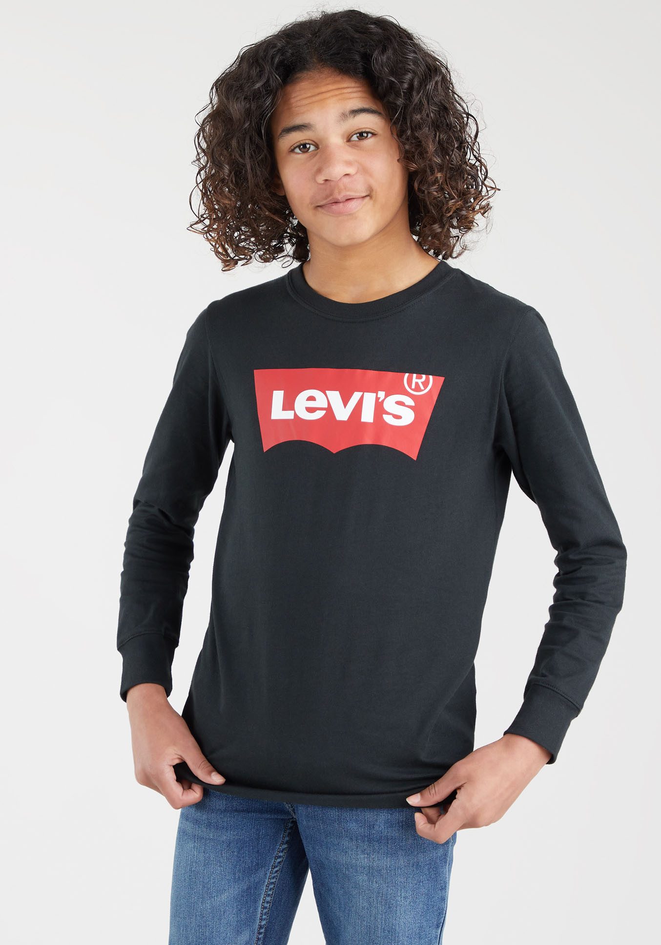 Levi's Kidswear Shirt met lange mouwen L/S BATWING TEE