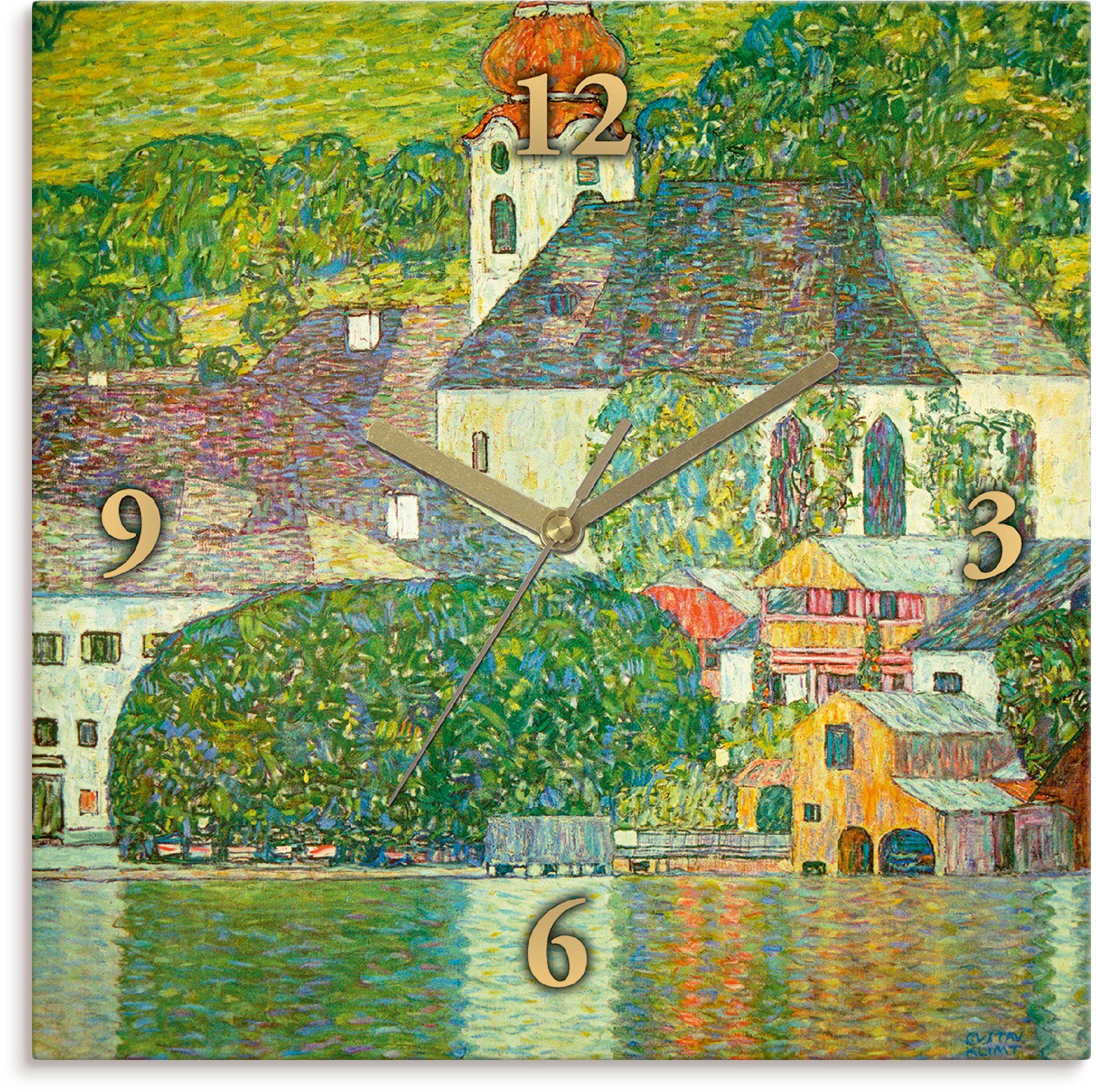 Artland Wandklok Kerk in Unterach aan de Attersee. (D.198)