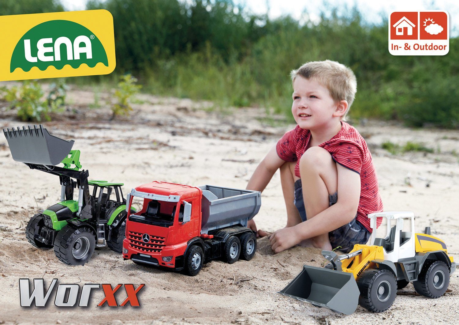 Lena® Speelgoed vrachtwagen Worxx, Mercedes-Benz Arocs