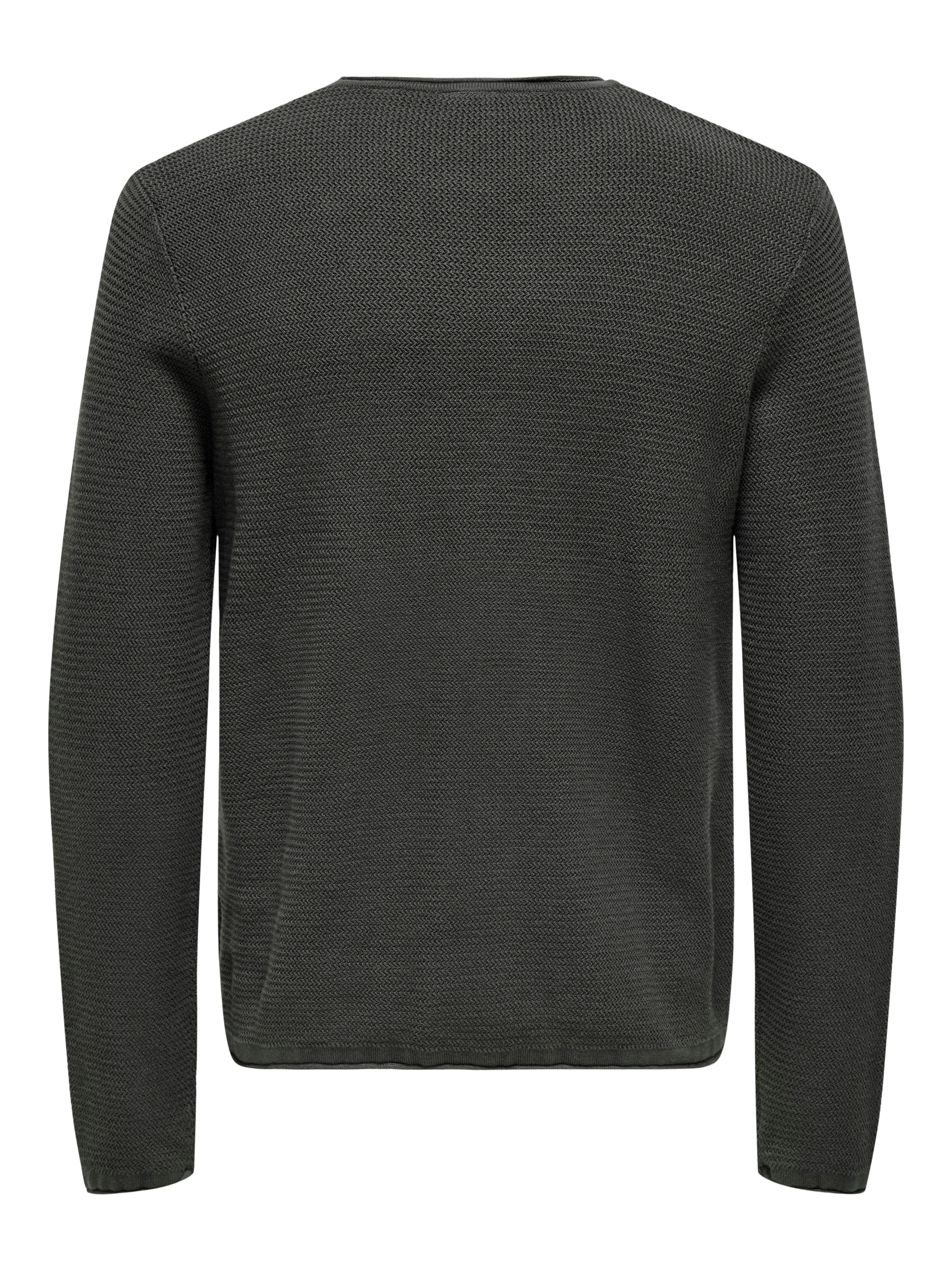 ONLY & SONS Gebreide trui ONSERIC REG 12 STRUC CREW KNIT