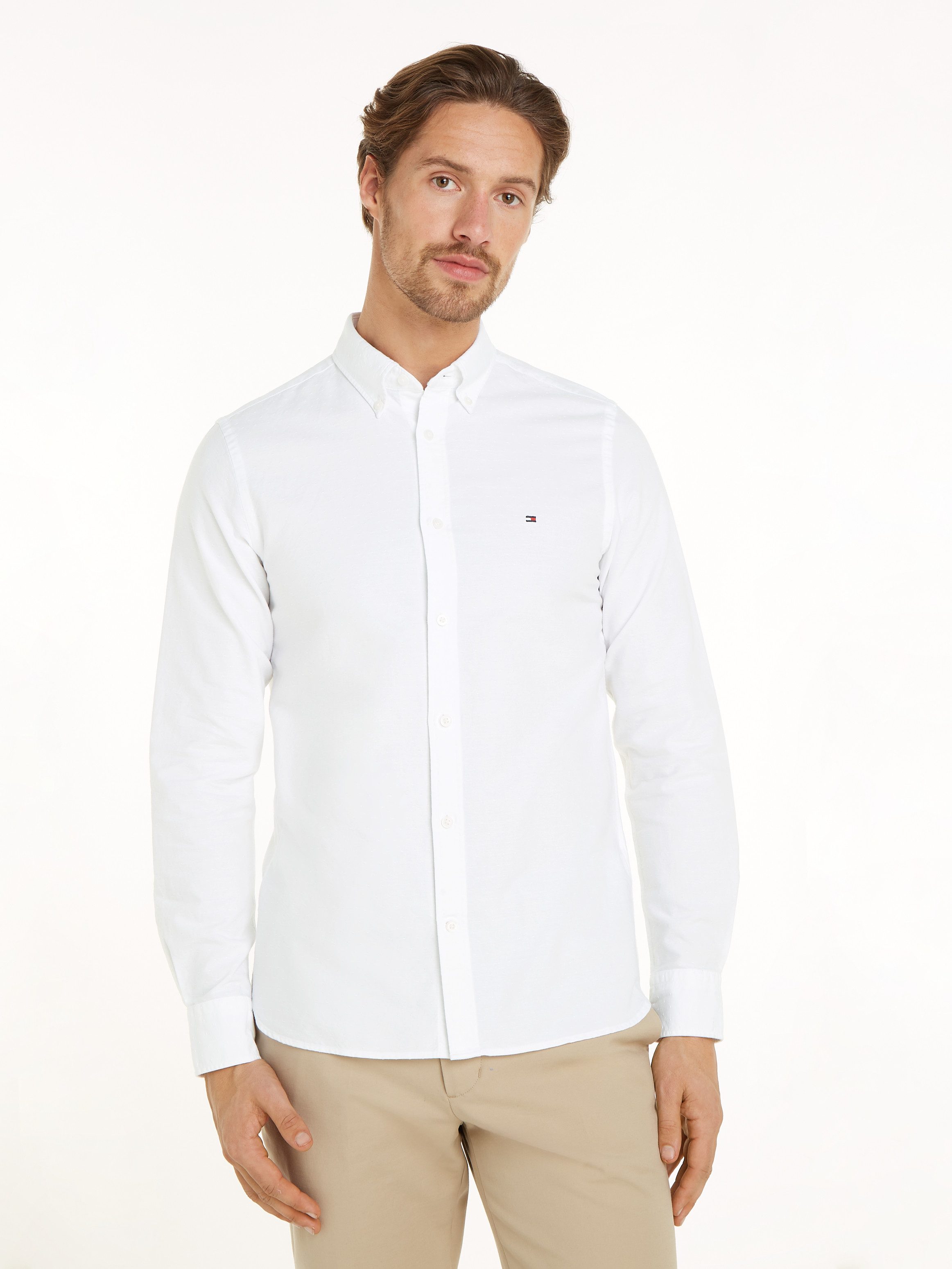 Tommy Hilfiger Overhemd met lange mouwen OXFORD DOBBY SF SHIRT