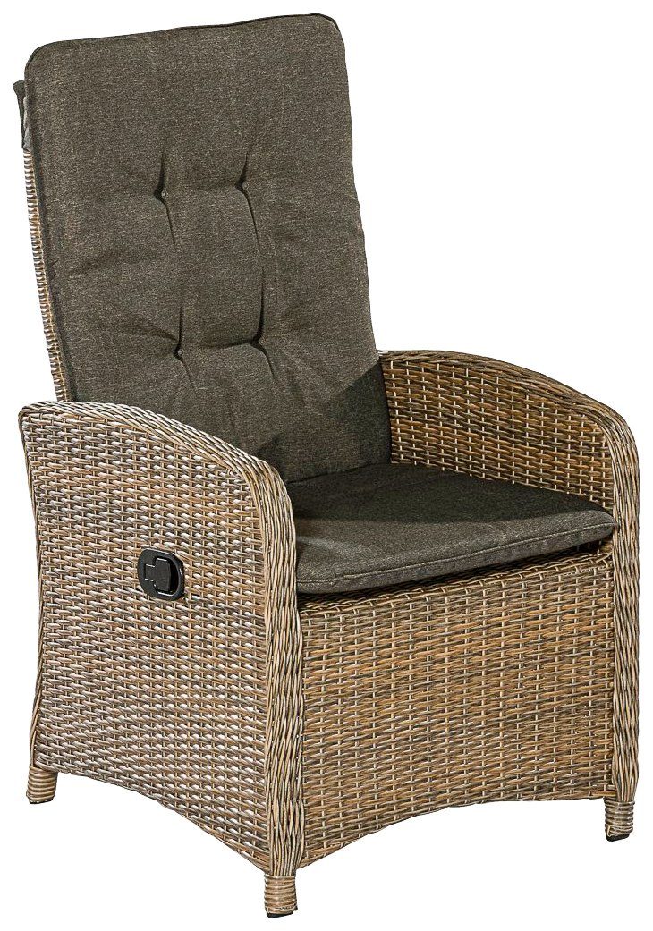 MERXX Stoel met hoge rugleuning Atrani steenbeige (set, 2 stuks)