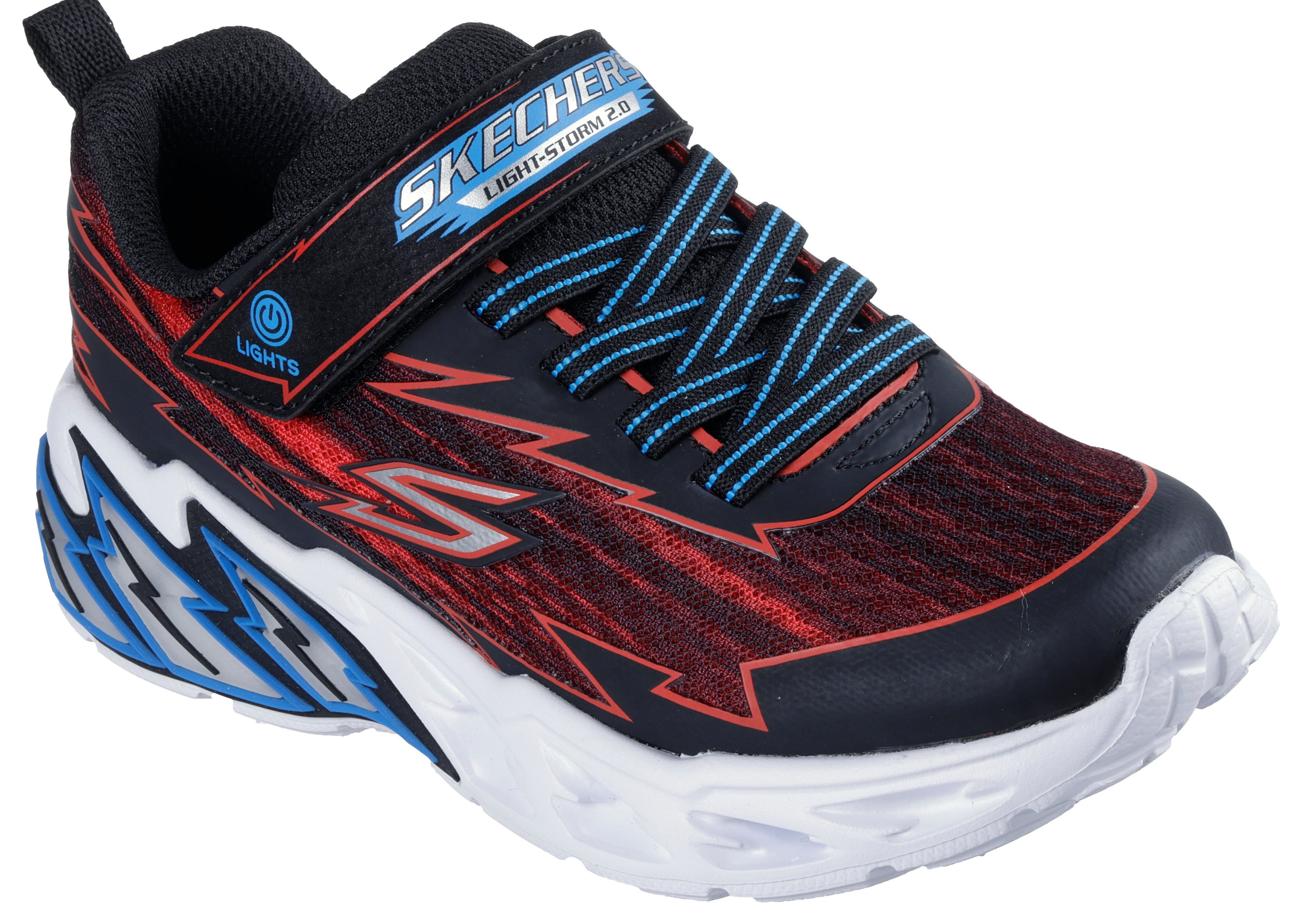 Skechers Sneakers LIGHT STORM 2.0 , blink.-klittenbandschoen met s-logo, maat sjabloon om te downloaden