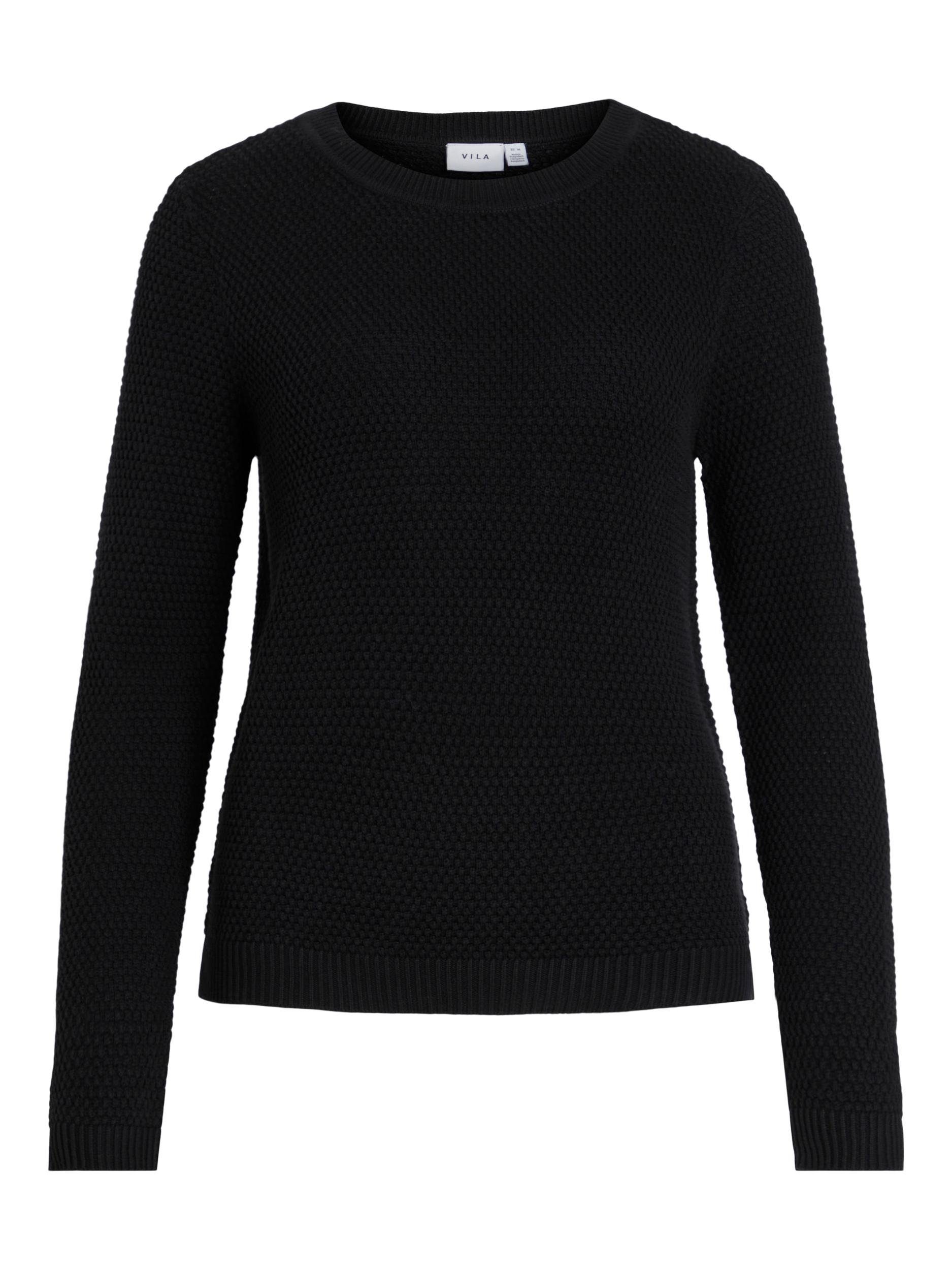 Vila Trui met ronde hals VIDALO O-NECK L/S KNIT TOP- NOOS
