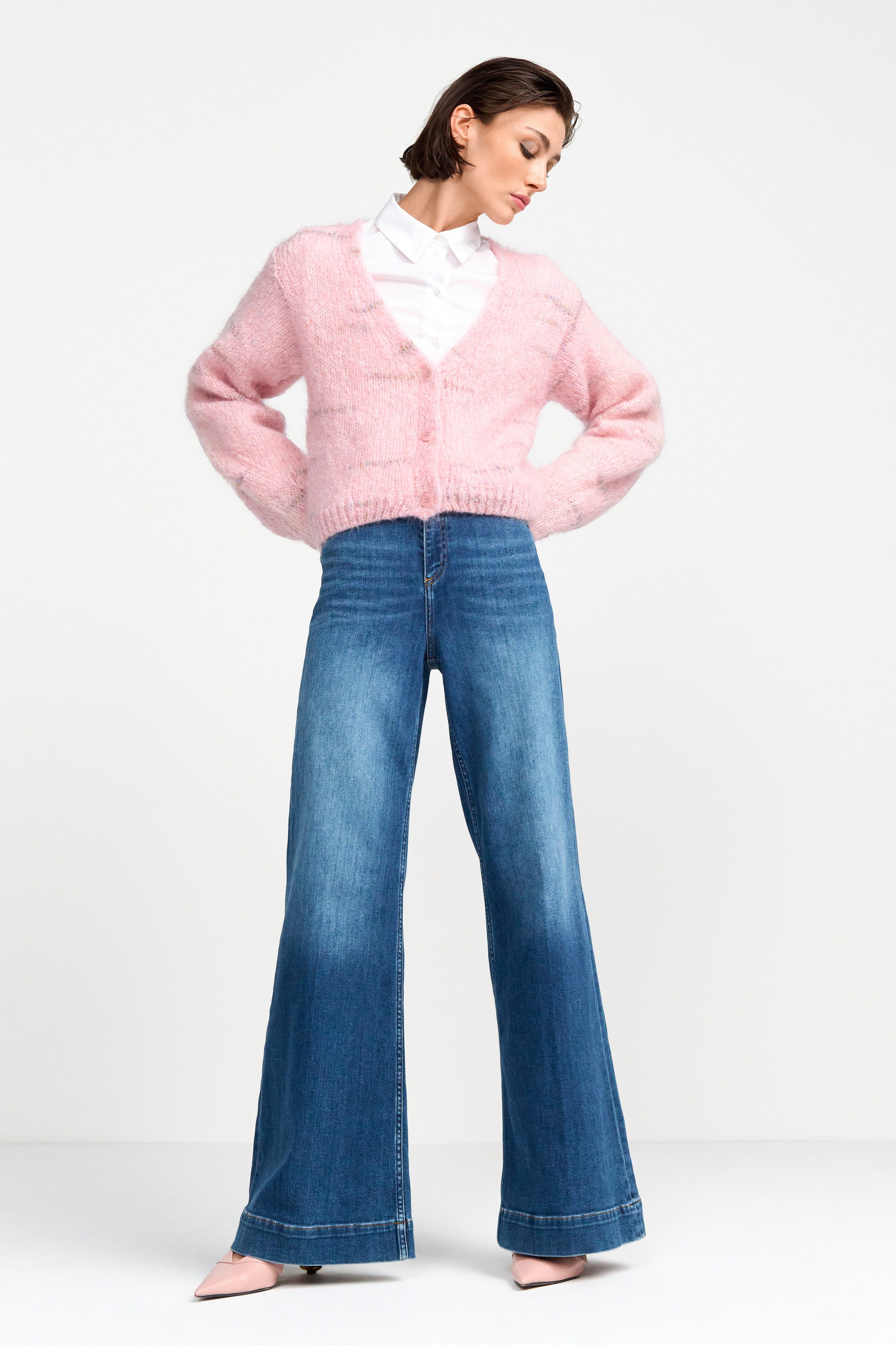 Rich & Royal Wijde jeans NOS MR SC F Blue