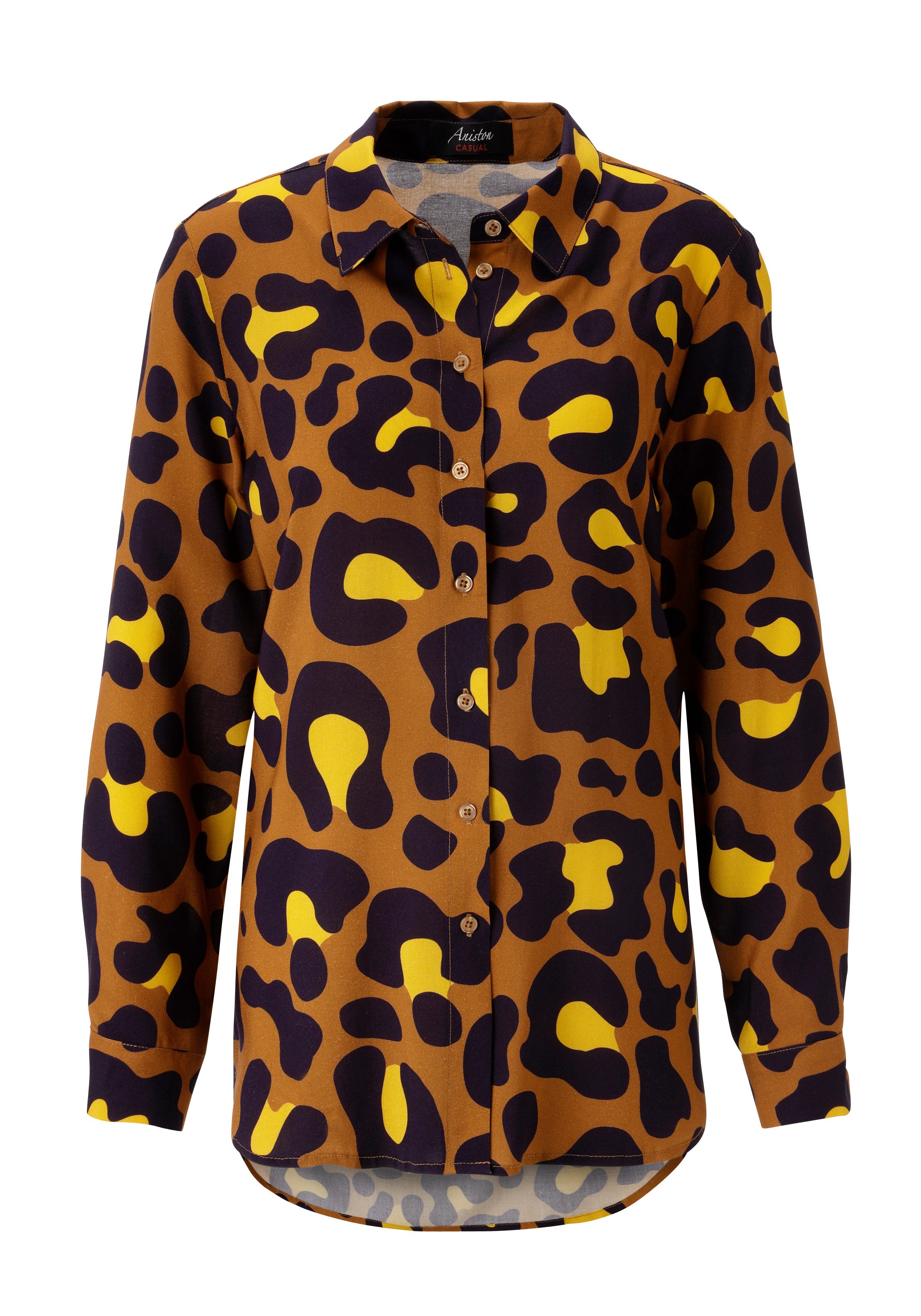 Aniston CASUAL Overhemdblouse met extravagante, grafische print - nieuwe collectie