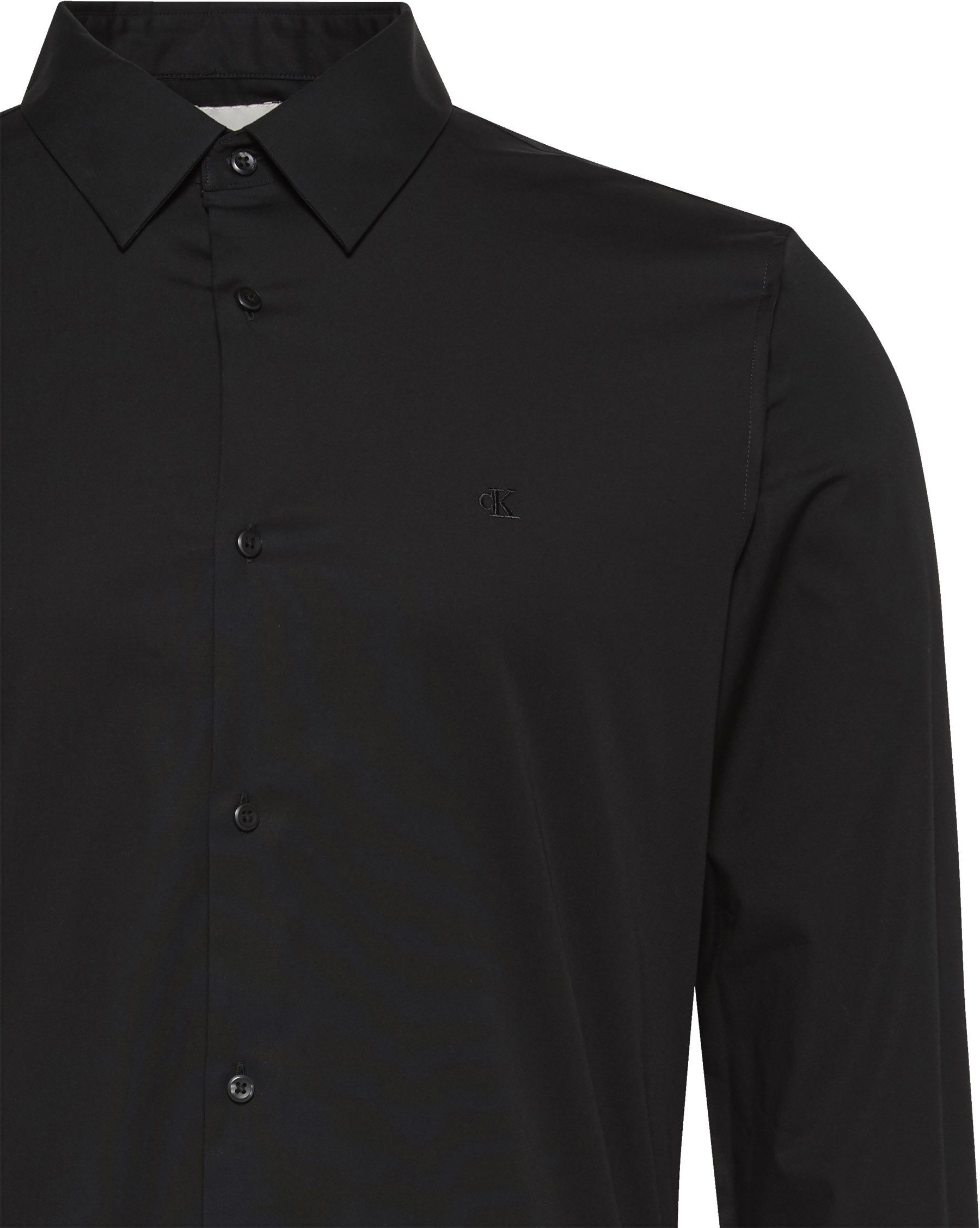 Calvin Klein Overhemd met lange mouwen LONG SLEEVE SOLID STRETCH SLIM SHIRT
