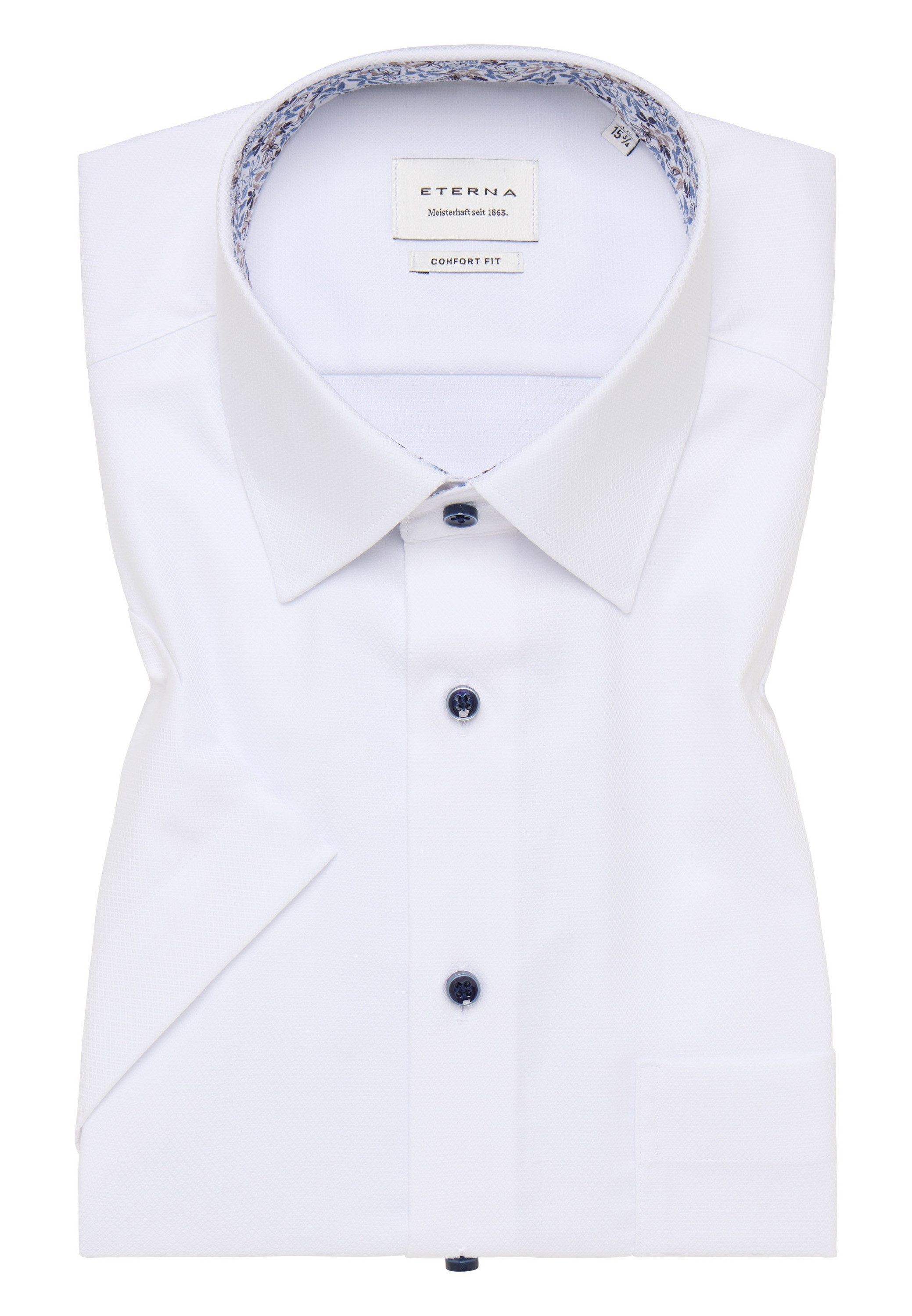 Eterna Overhemd met korte mouwen Comfort fit