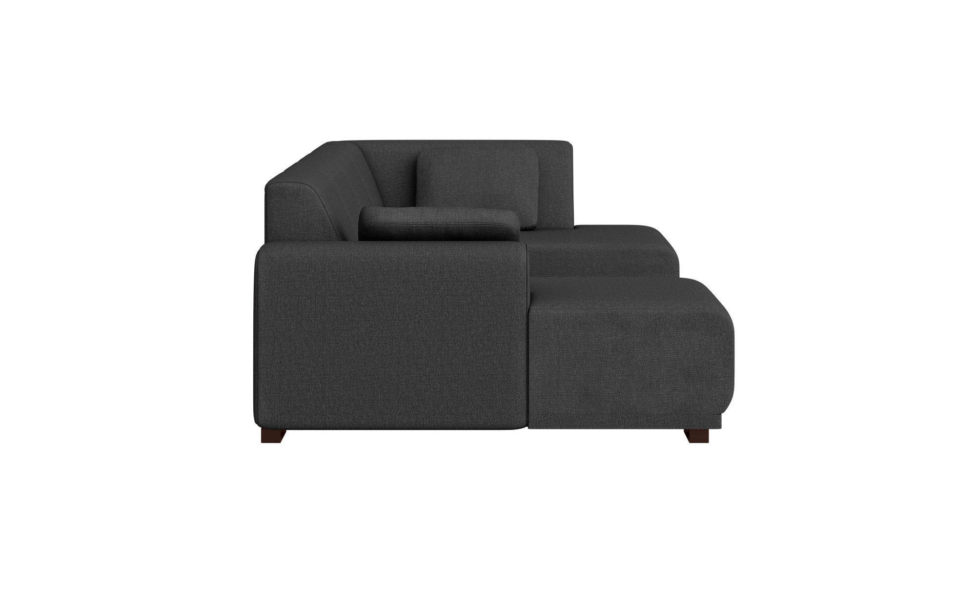 Home affaire Zithoek BORNHOLM U-vorm met chaise longue rechts/links, B/D/H: 300/162/85 cm U-vorm met golvende ondervering, chaise longue rechts of links bestelbaar