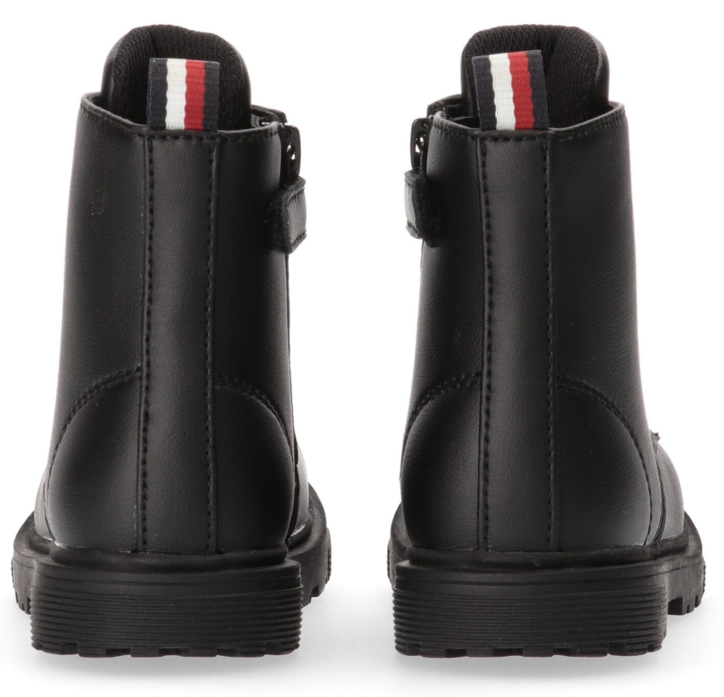 Tommy Hilfiger Veterschoenen Winterlaarzen, veterschoenen, laarzen met gouden logo-embleem